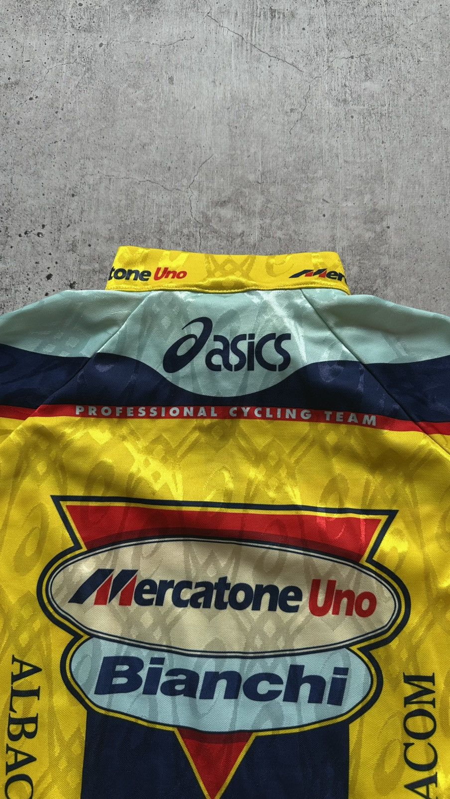 1999 Asics Bianchi Mercatone Uno Vintage Cycling Jersey