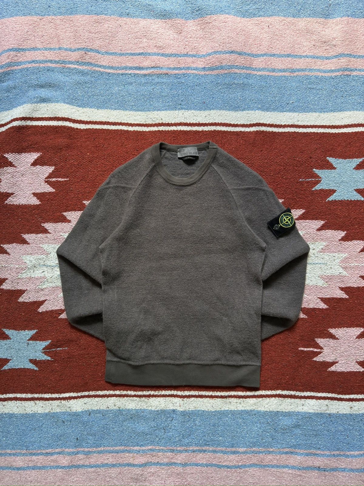 Stone Island × Vintage Stone Island Wool Sweatshirt AUTHENTIC✅ Size US S / EU 44-46 / 1 - 1 Thumbnail