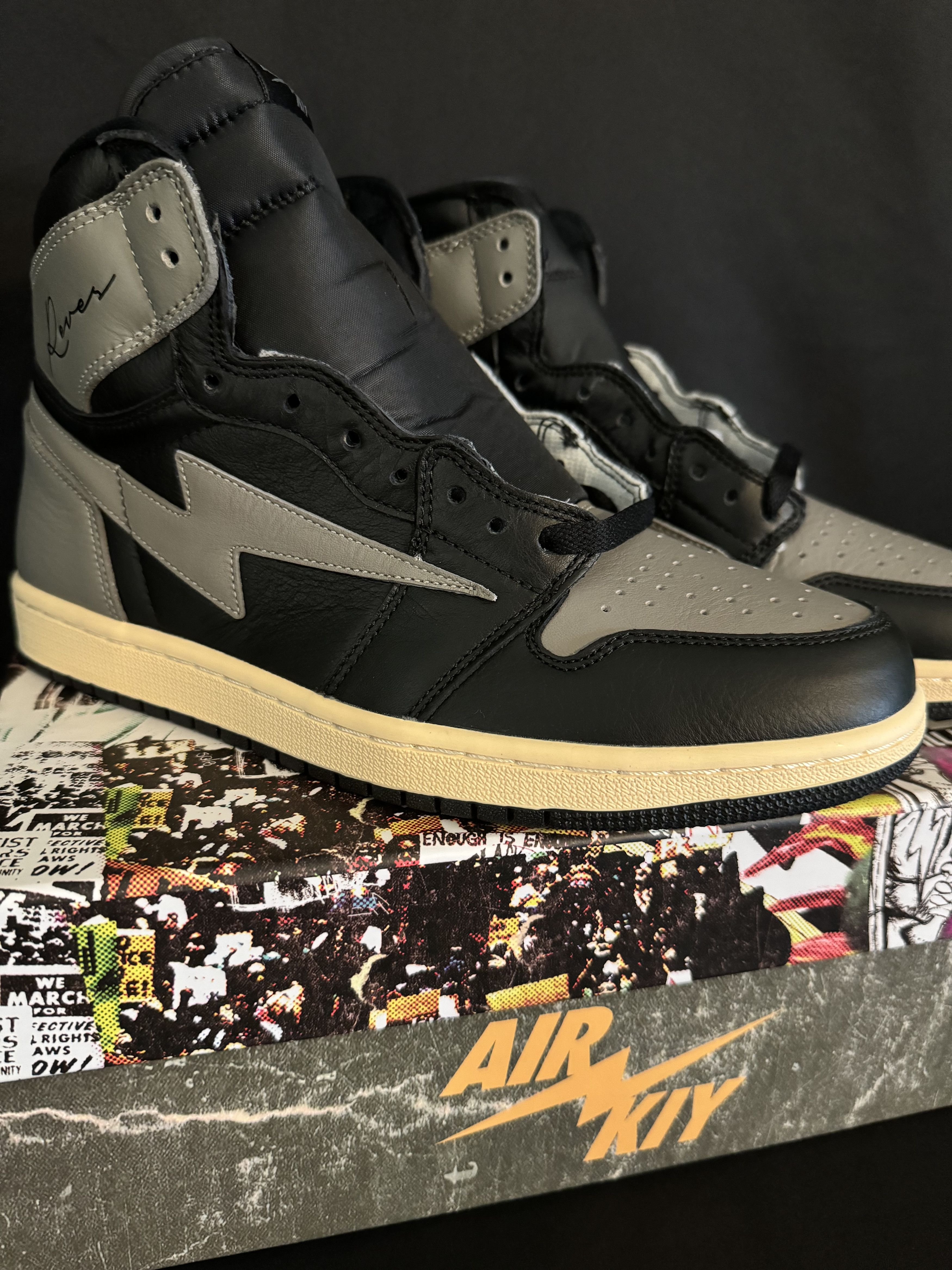 Reves Paris / Air Kit ‘85 Hi “Shadow” Hi Top Sneakers