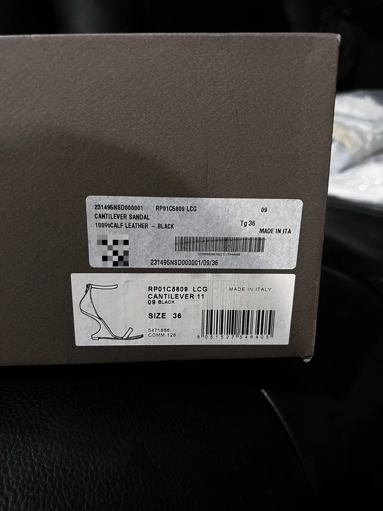 Rick Owens rick owens Calfskin contoured wedge heels Size US 5.5 / IT 35.5 - 8 Thumbnail