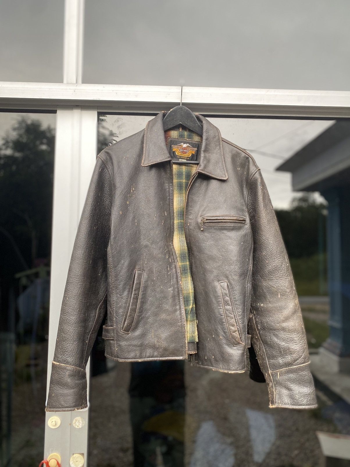Harley Davidson Vintage harley & davidson leathe jacket 90s Size US M / EU 48-50 / 2 - 8 Thumbnail