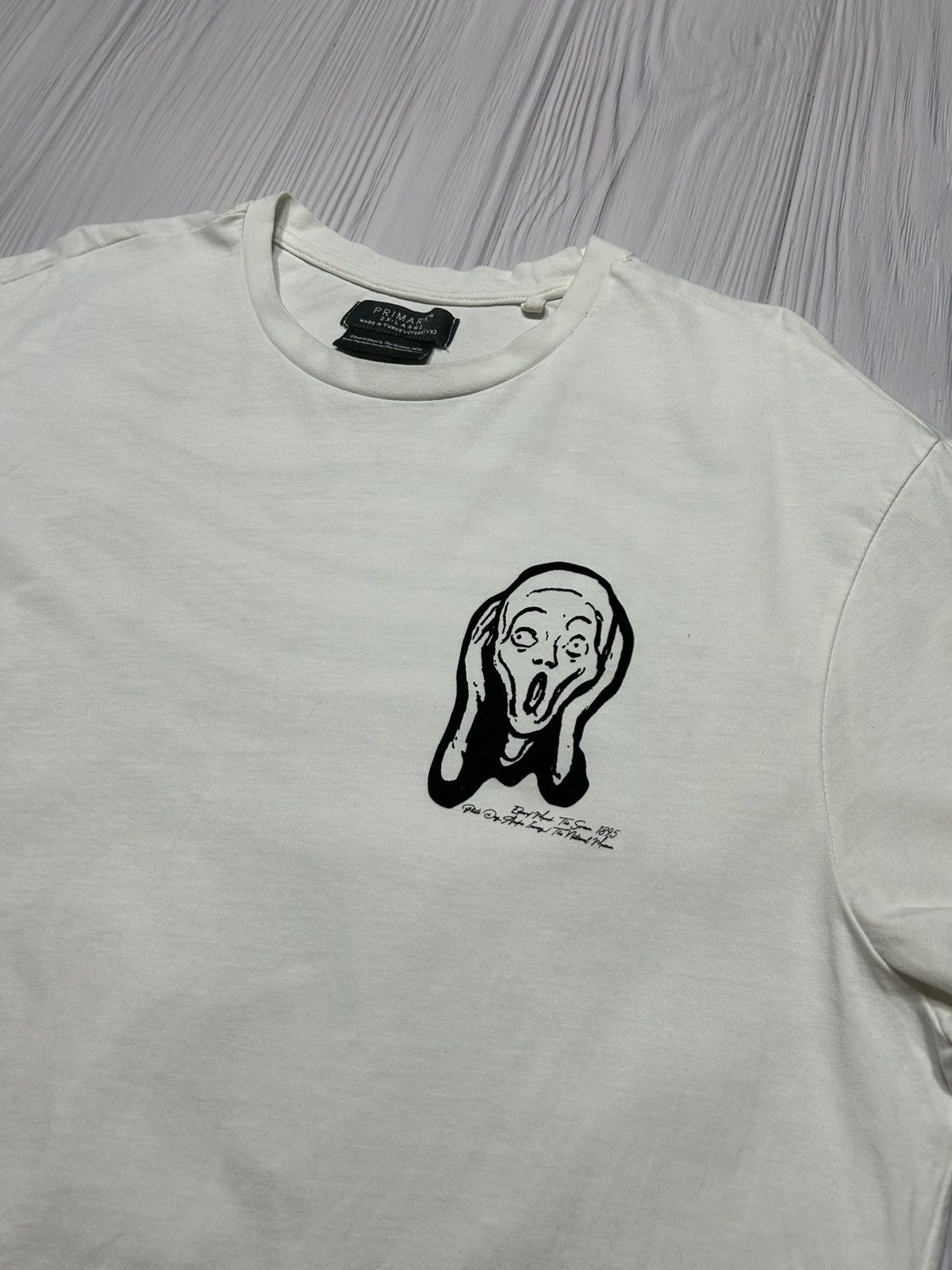 Vintage Edward Munch The Scream 1895 T-Shirt Big Logo Size XXL Size US XXL / EU 58 / 5 - 6 Thumbnail