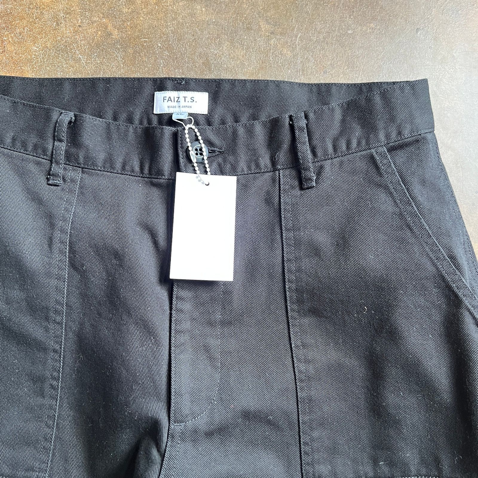 Japanese Brand FAIZ T.S. Baker Double Knee Black Work Pant 34x32 $400 NWT Size US 34 / EU 50 - 1 Thumbnail