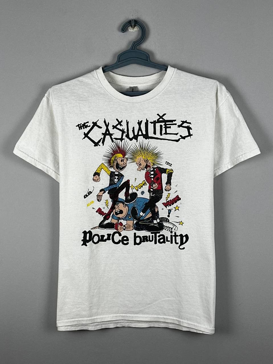 Band Tees Vintage The Casualties Police Brutality 1312 Punk Band Tee Size US M / EU 48-50 / 2 - 1 Thumbnail