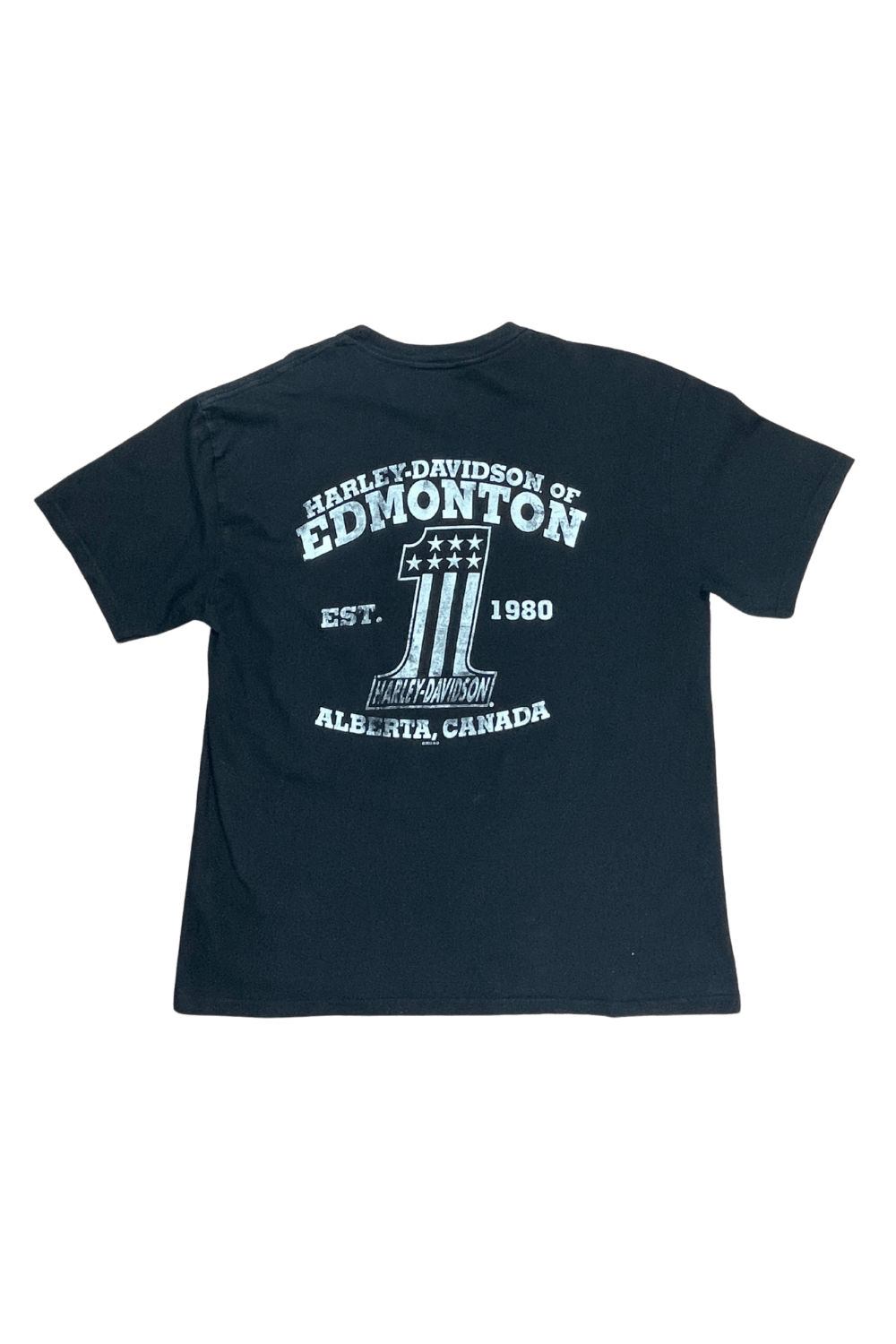 Harley Davidson × Vintage Harley Davidson 2016 “Hit The Road” Edmonton Dealer Tee – Xl Size US XL / EU 56 / 4 - 2 Thumbnail
