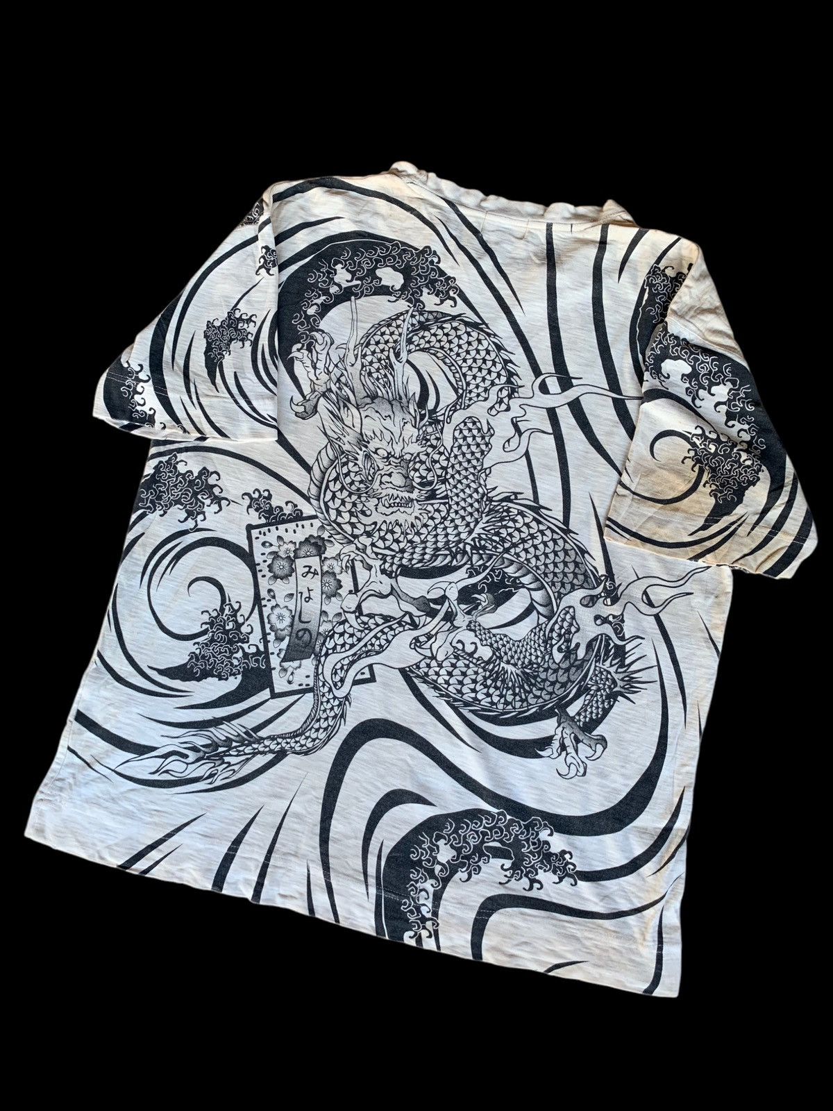Karakuri Tamashii SUNFADED KARAKURI KAMASHI DRAGON STAIN DISTRESSED SHIRT Size US XXL / EU 58 / 5 - 1 Thumbnail