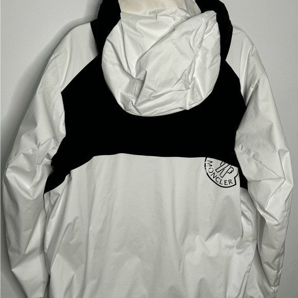 Moncler Moncler Mathot Colorblock Down Jacket White Black Men’s Size Size US XXL / EU 58 / 5 - 10 Thumbnail