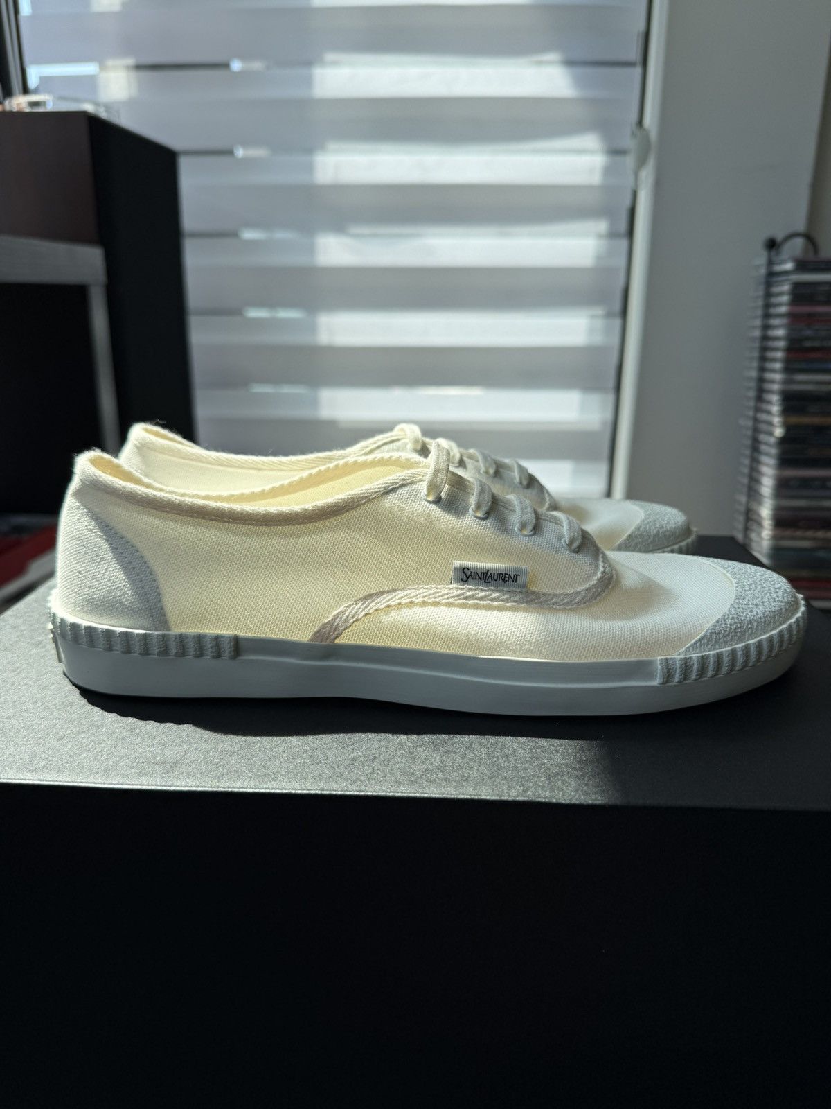 Saint Laurent Paris Saint laurent paris canvas shoe Size US 8 / EU 41 - 2 Thumbnail