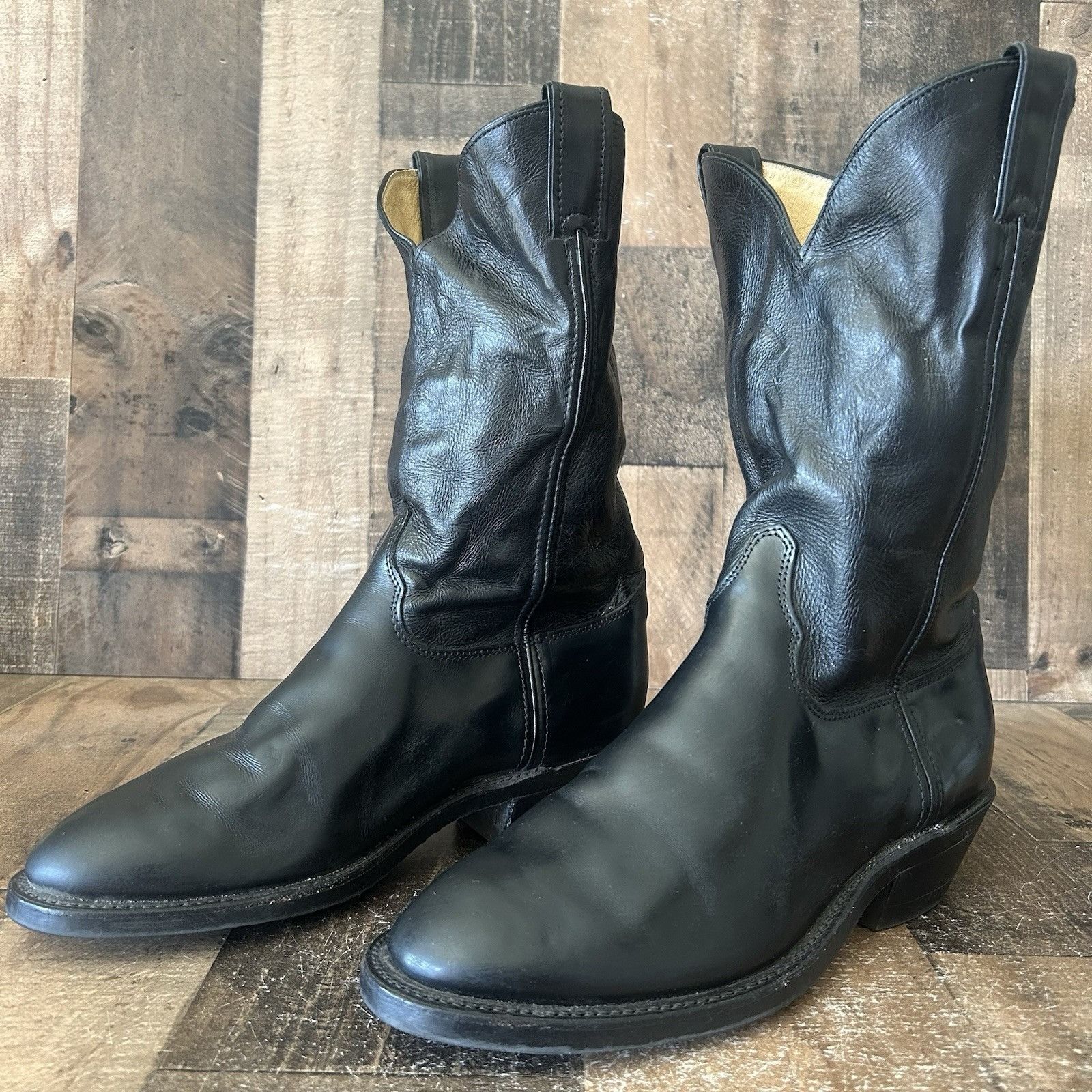 Justin Justin 3040 Tobias Vibram Sole Cowboy Boots Mens 9.5 EE Size US 9.5 / EU 42-43 - 2 Thumbnail