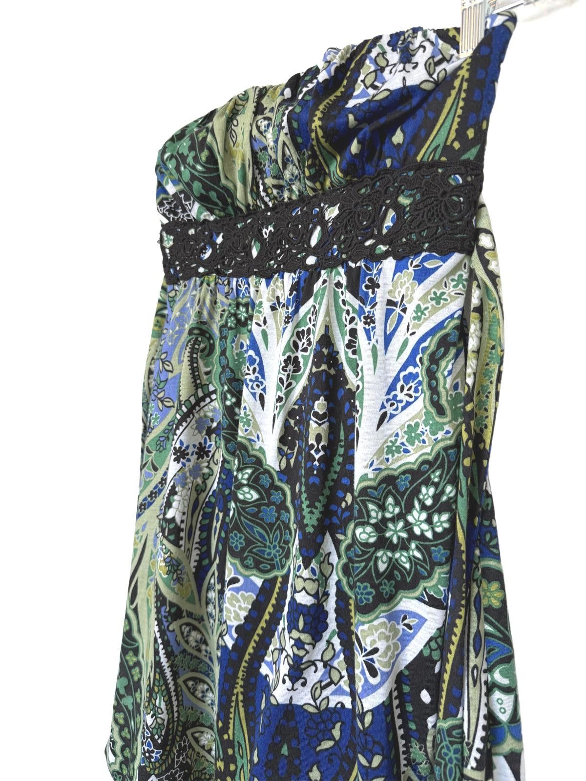 Designer Vintage Y2K WhimsiGoth Long Strapless Shirt Size M / US 6-8 / IT 42-44 - 1 Thumbnail