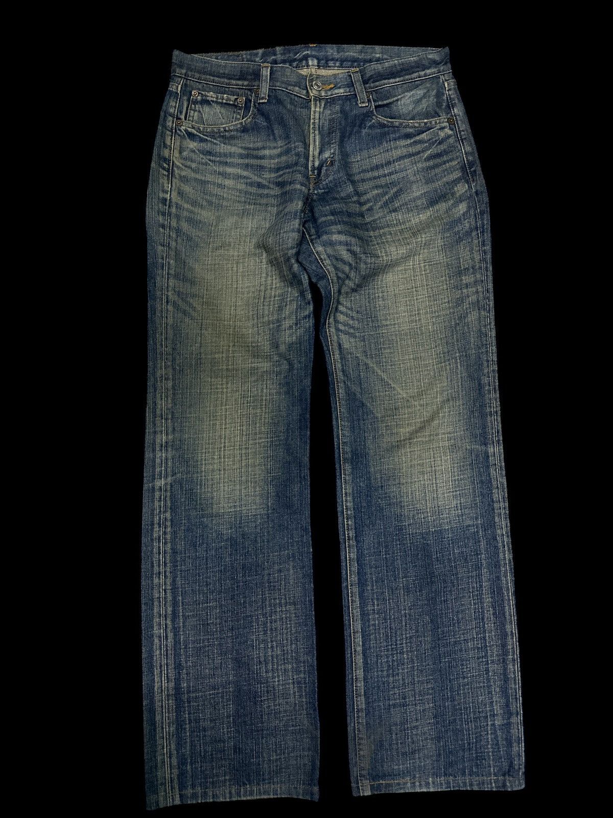 Vintage japanese Brand Bobson Crackwash ❗️💥 Size US 32 / EU 48 - 2 Thumbnail