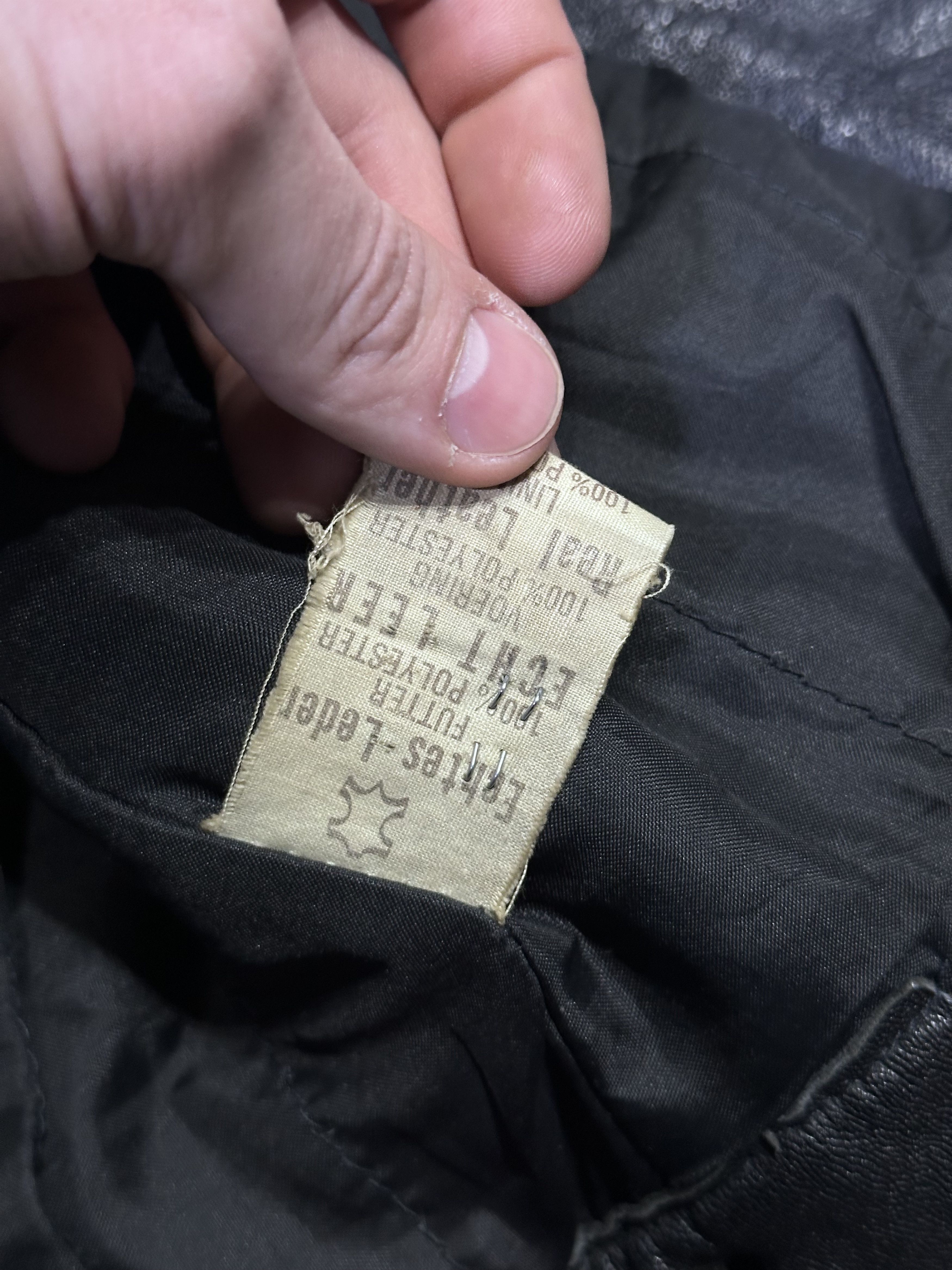 Vintage Vintage 60s/70s swedish leather ramones jacket black Size US L / EU 52-54 / 3 - 12 Thumbnail