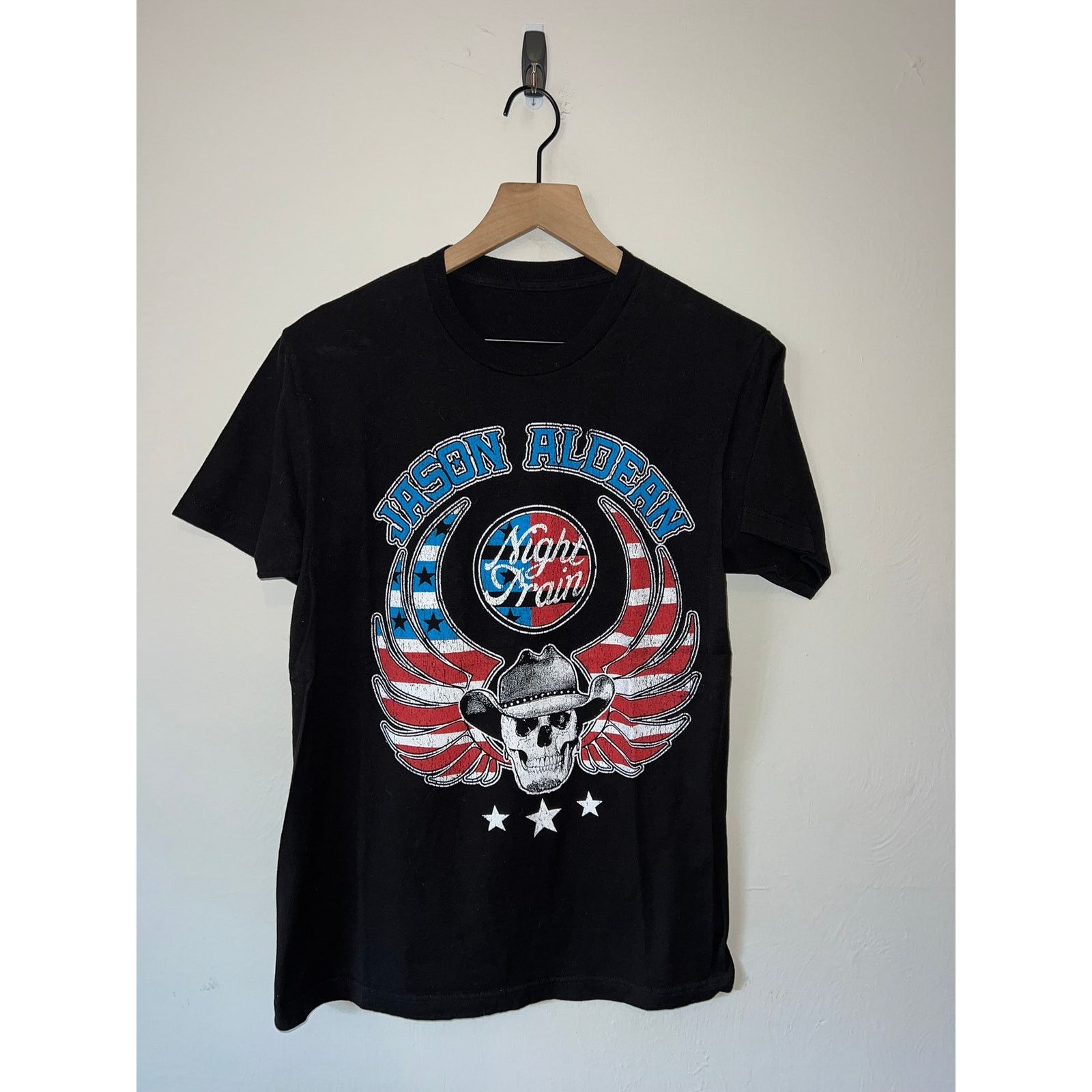 Tultex 2012 Jason Aldean Night Train Country Music Black Shirt M Size US M / EU 48-50 / 2 - 1 Thumbnail