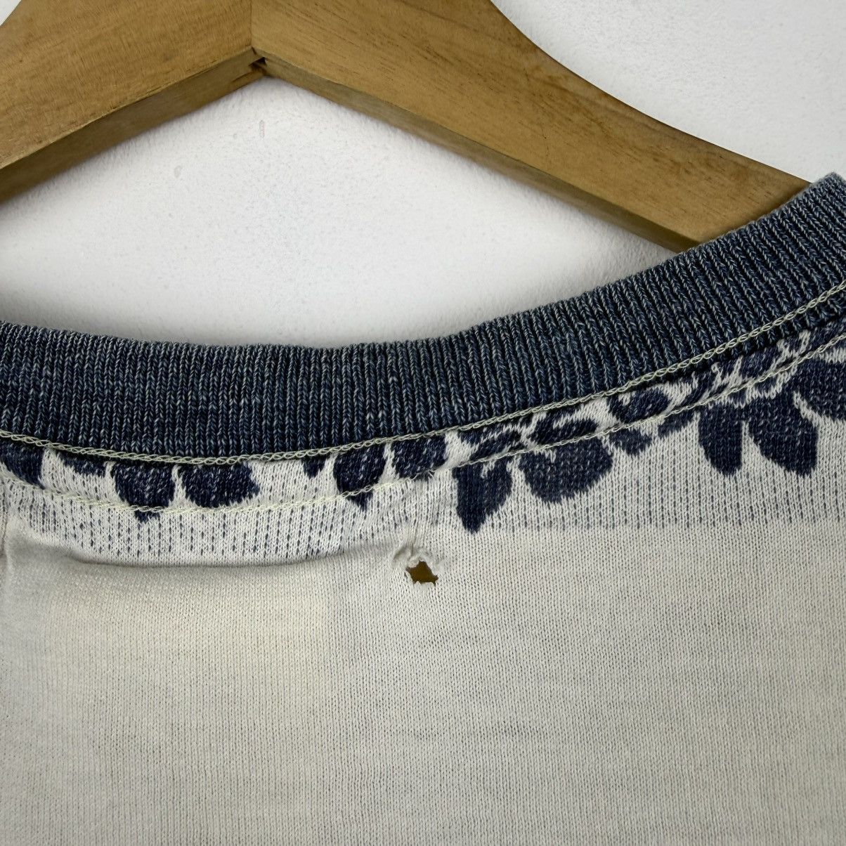 Remi Relief Remi Relief Indigo Print Floral Pattern Tee Size US M / EU 48-50 / 2 - 5 Thumbnail