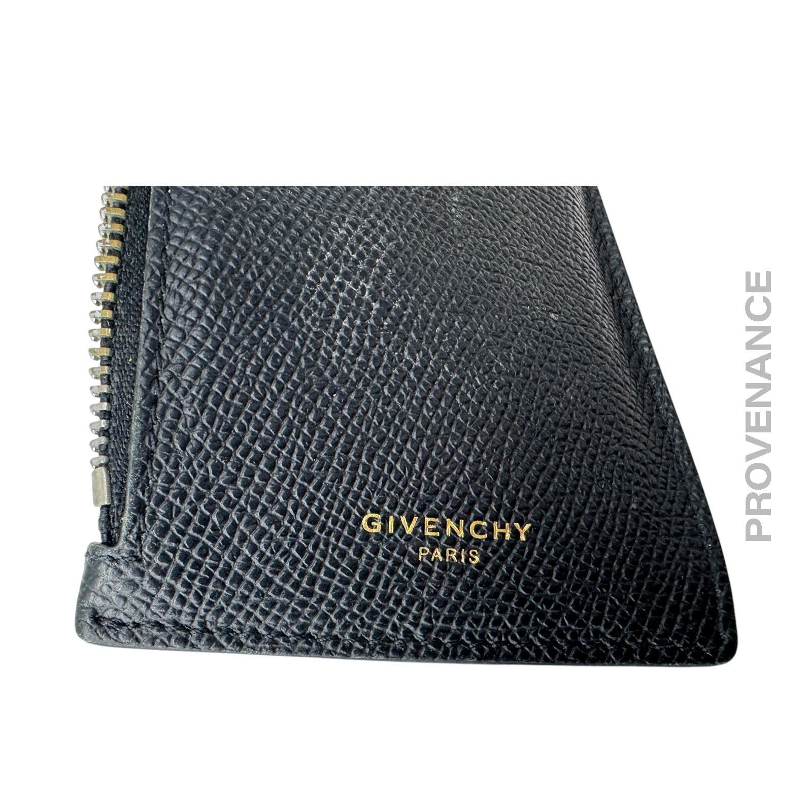 Givenchy 🔴 Givenchy Vertical Card Holder Wallet - Black Yellow Size ONE SIZE - 8 Thumbnail