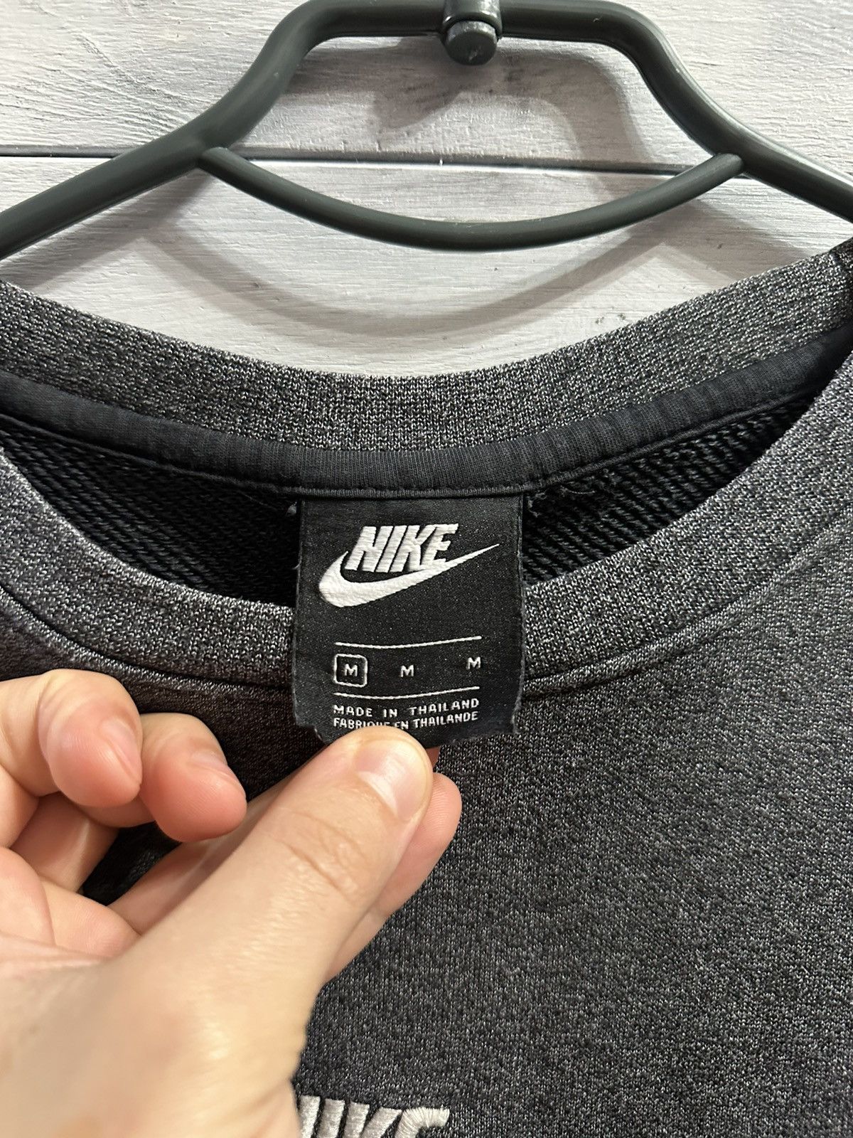 Nike Rare Sweatshirt Nike Centr Logo Small Swoosh Drill. Size US M / EU 48-50 / 2 - 5 Thumbnail