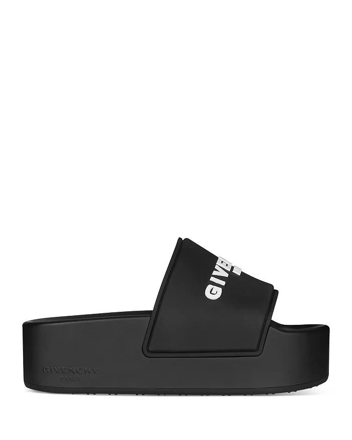 o1loc1c0724 Platform Sandals in Black