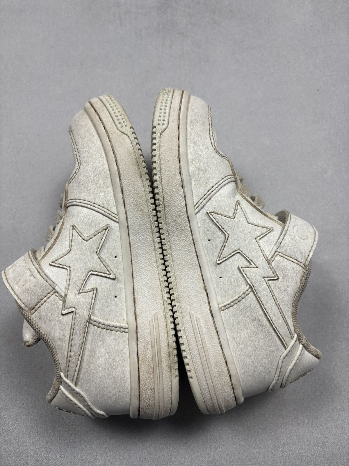 Bape A Bathing Ape Bapesta M2 Low Kids Velcro Triple White US 11K Size US 5 / EU 37 - 5 Thumbnail