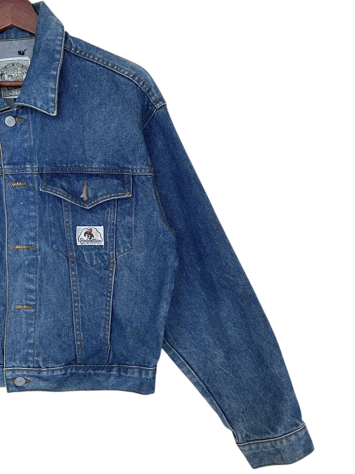 Japanese Brand × Vintage Vintage Japanese Brand Mac Nope Trucker Denim Jacket 1990s Size US M / EU 48-50 / 2 - 4 Thumbnail