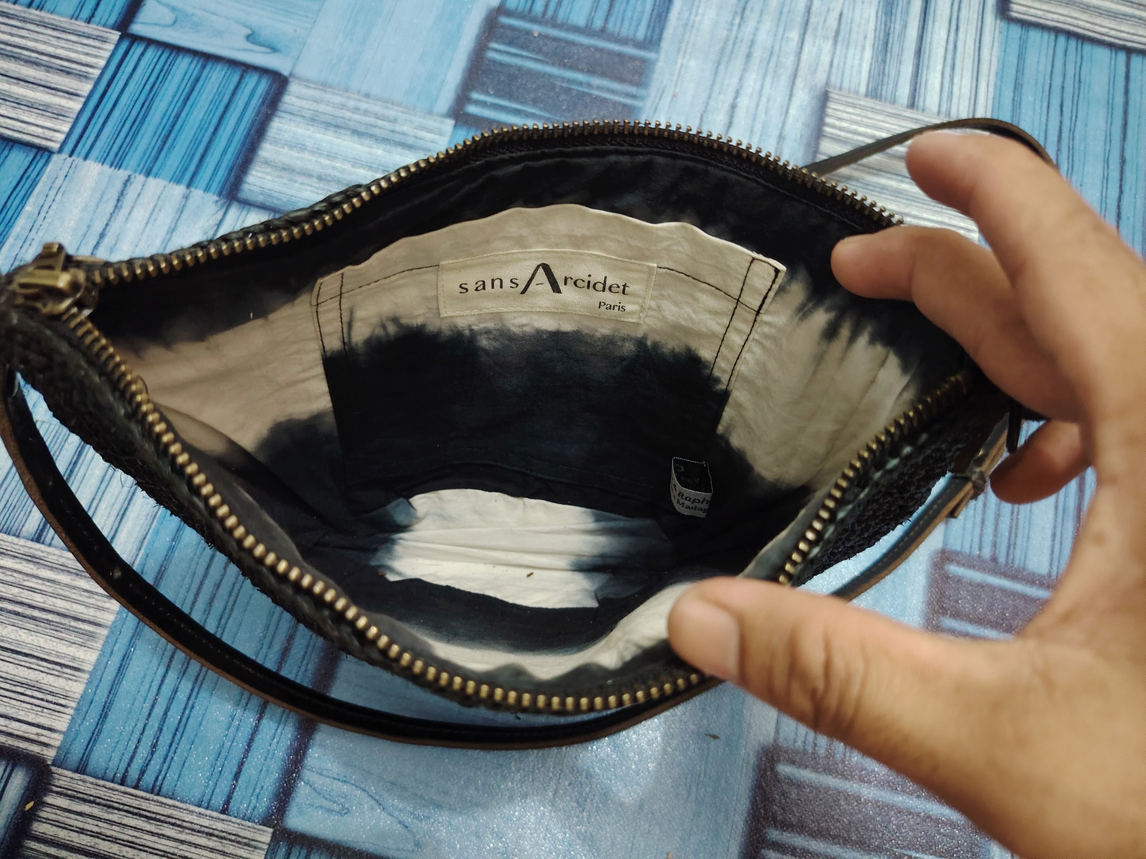 Vintage Rare Sans Arcidet Paris Sling Bag leather Belt Size ONE SIZE - 3 Thumbnail