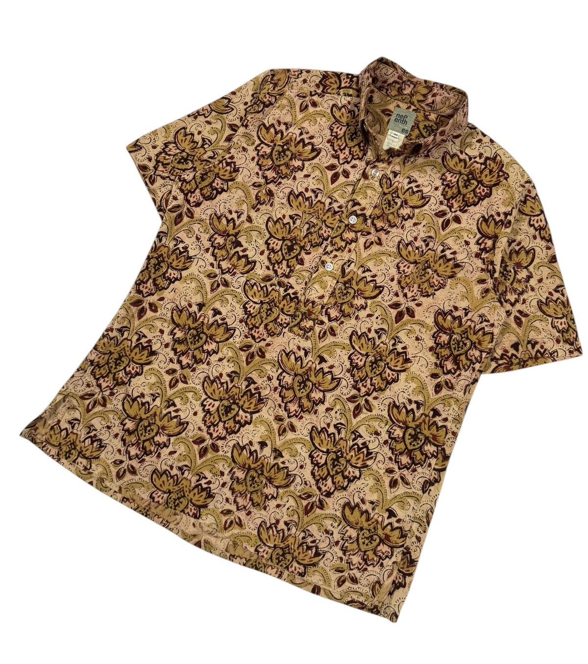 Engineered Garments × Needles × Nepenthes Vtg🔥Nepenthes New York 3/4 Button Pullover Shirt Size US M / EU 48-50 / 2 - 6 Thumbnail