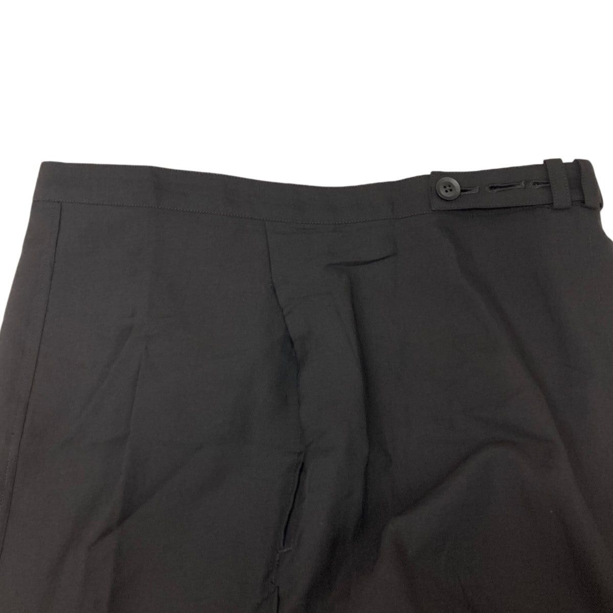 Yohji Yamamoto yohji yamamoto 24SS W Ry Hard Twisted Gabardine WRAP SKIRT Size US 33 - 4 Thumbnail
