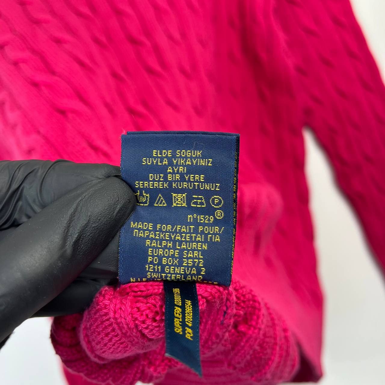 Polo Ralph Lauren Polo Ralph Lauren Cable Knit Sweater Pink Pony Womens Size L Size L / US 10 / IT 46 - 6 Thumbnail