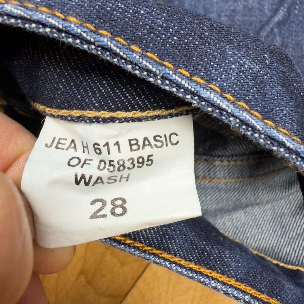 Japan Rags JAPAN RAGS Slim Straight Leg Classic Distressed Denim 28 33L Size US 28 / EU 44 - 3 Thumbnail
