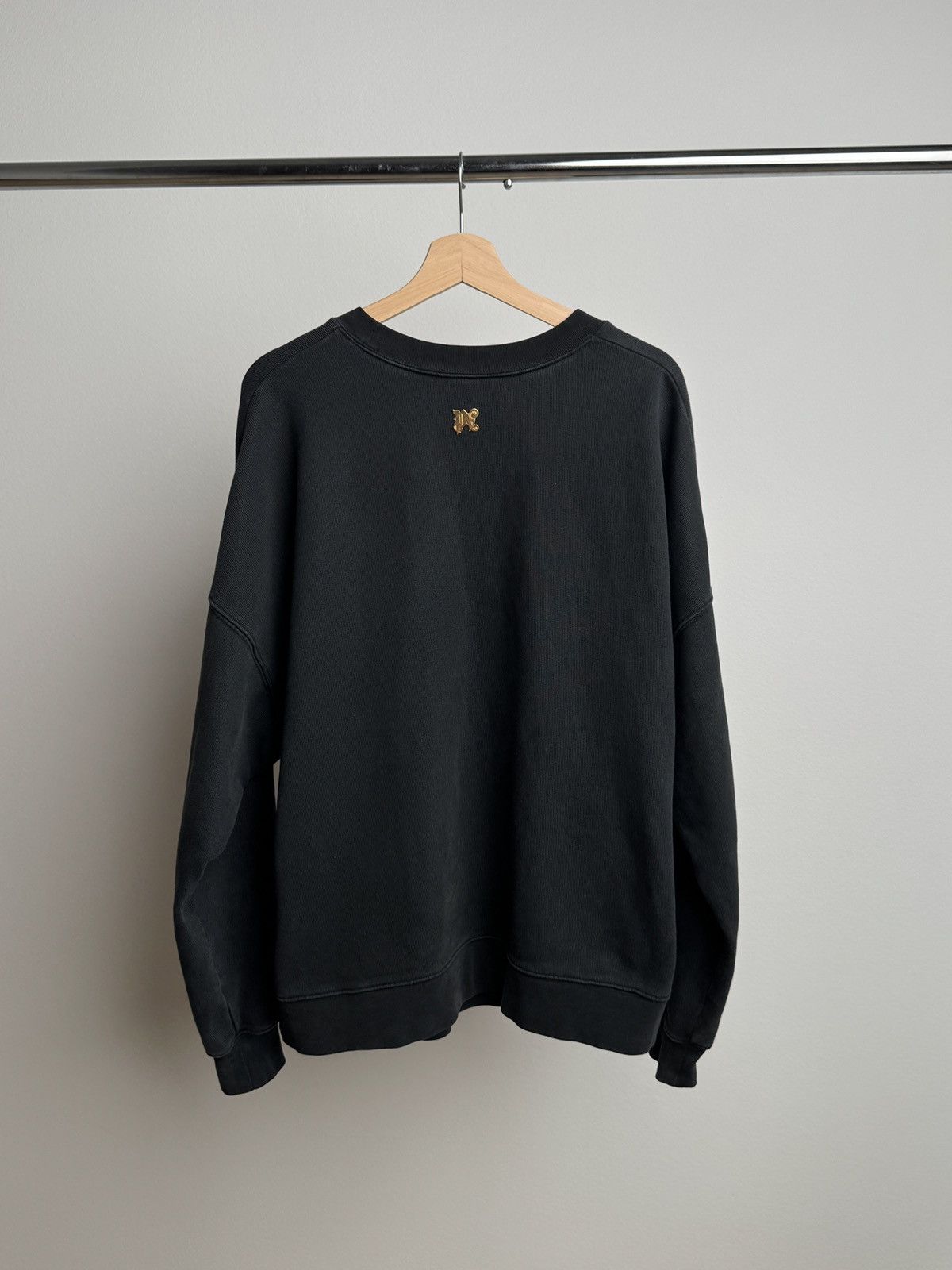 Palm Angels Burning monogram-print sweatshirt Size US M / EU 48-50 / 2 - 12 Thumbnail