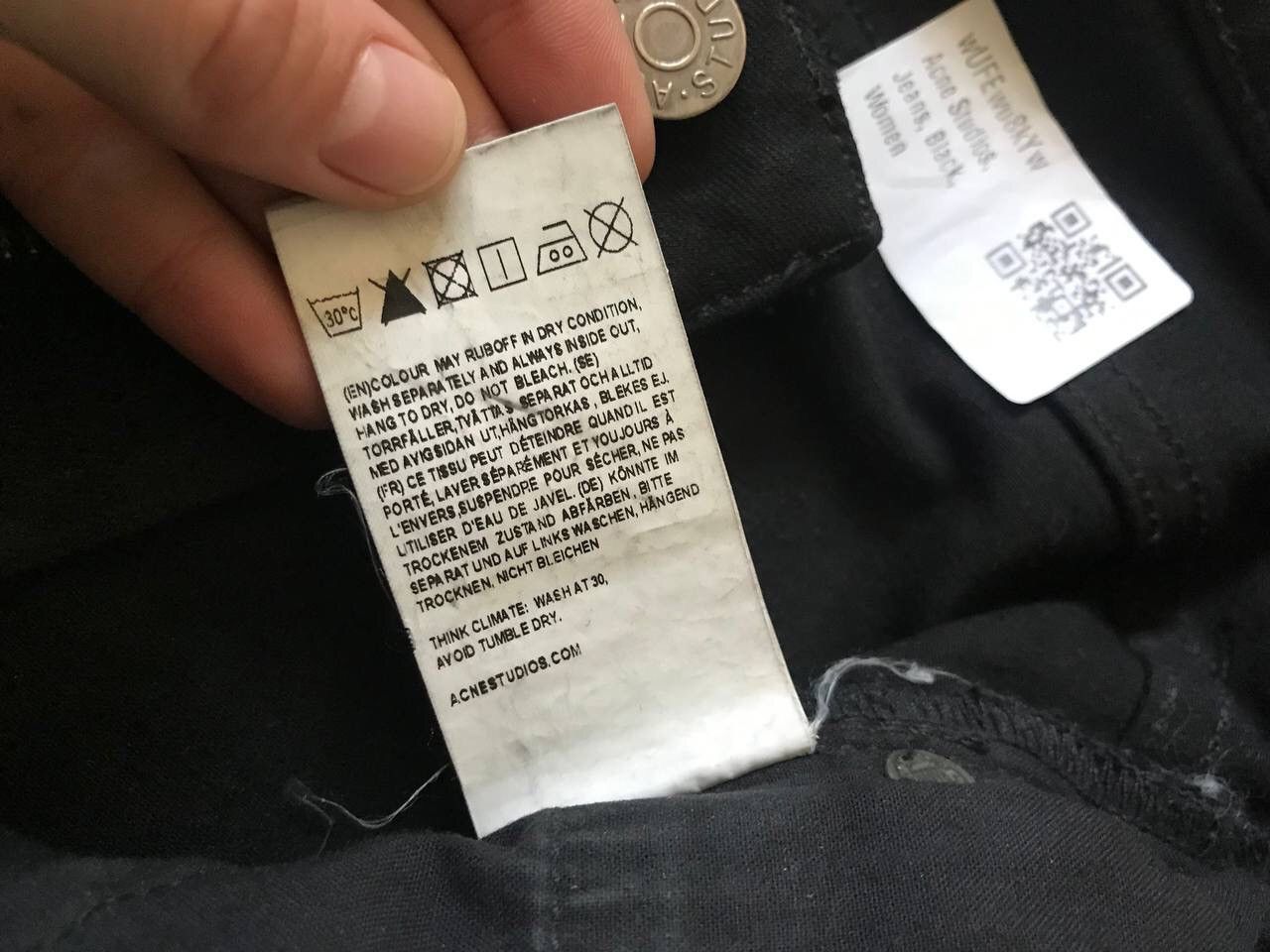 Acne Studios Jeans Acne Studios 27 /34 skinny woman Size 27" / US 4 / IT 40 - 6 Thumbnail
