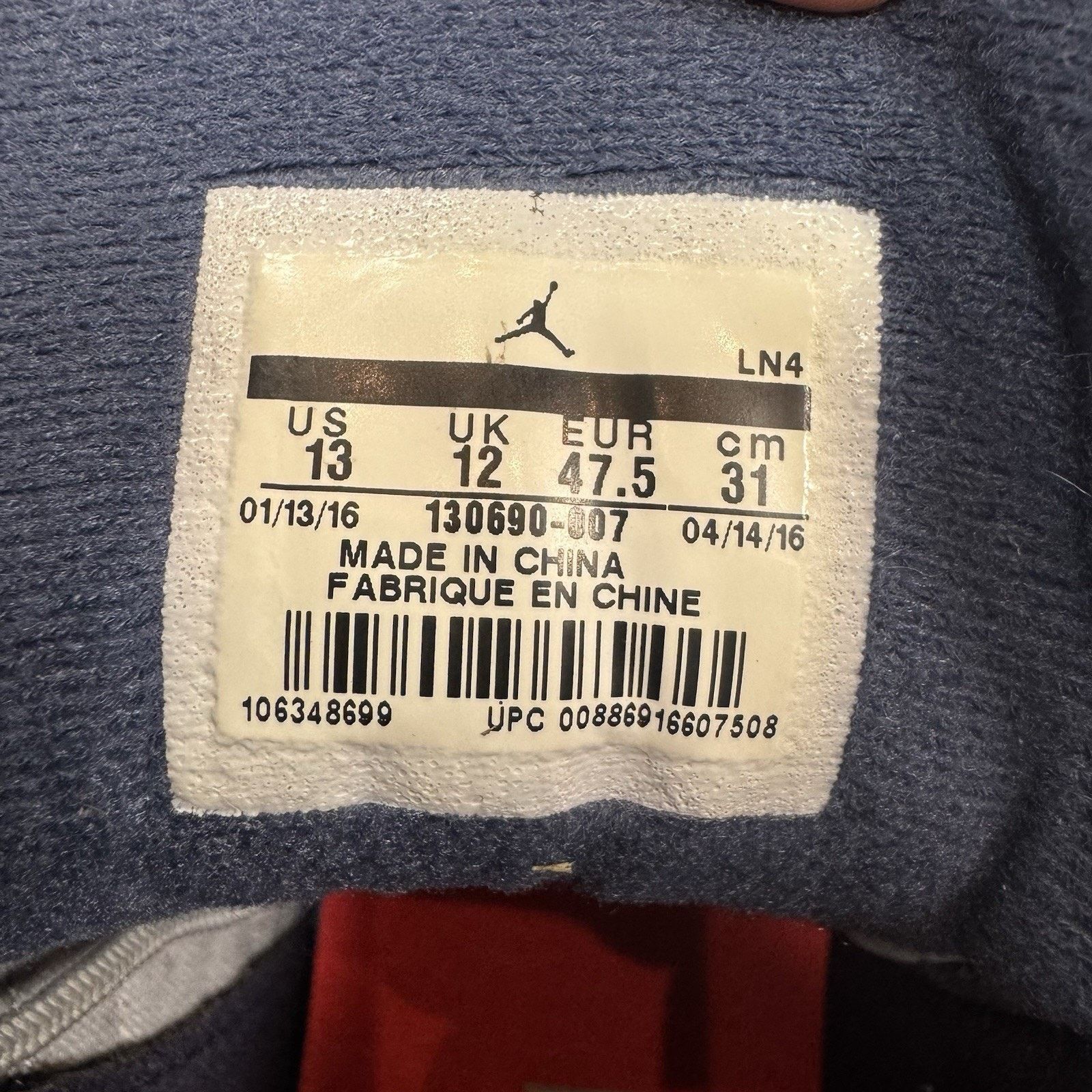 Jordan Brand Size 13 - Nike Air Jordan 12 Retro Grey University Blue Size US 13 / EU 46 - 7 Thumbnail