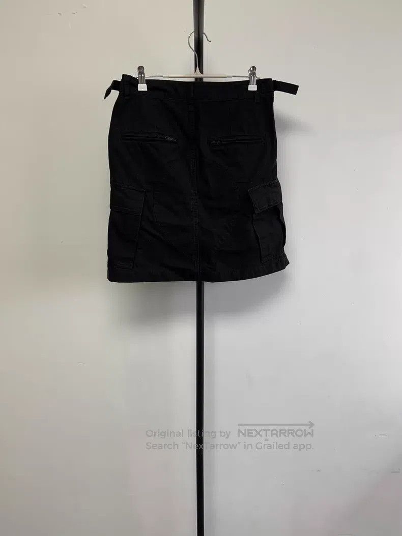 Balenciaga Balenciaga Solid Color Button Zipper Cargo A-Line Skirt Size 35" - 2 Thumbnail