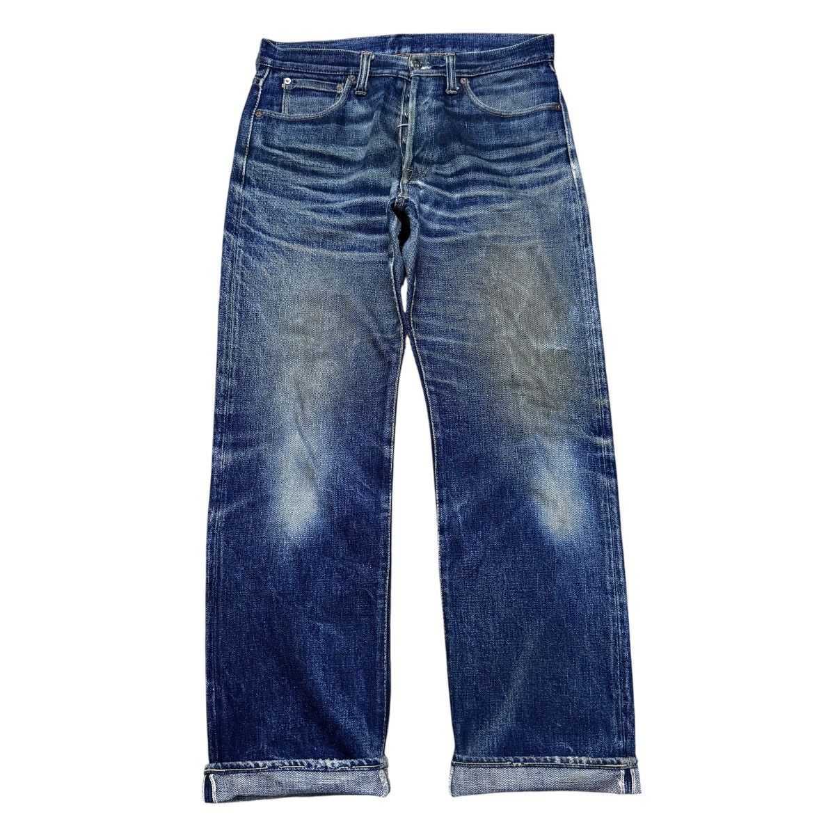 Samurai Jeans 21oz Samurai S510xx Denim Selvedge Jeans Natural Fade Size US 34 / EU 50 - 1 Thumbnail