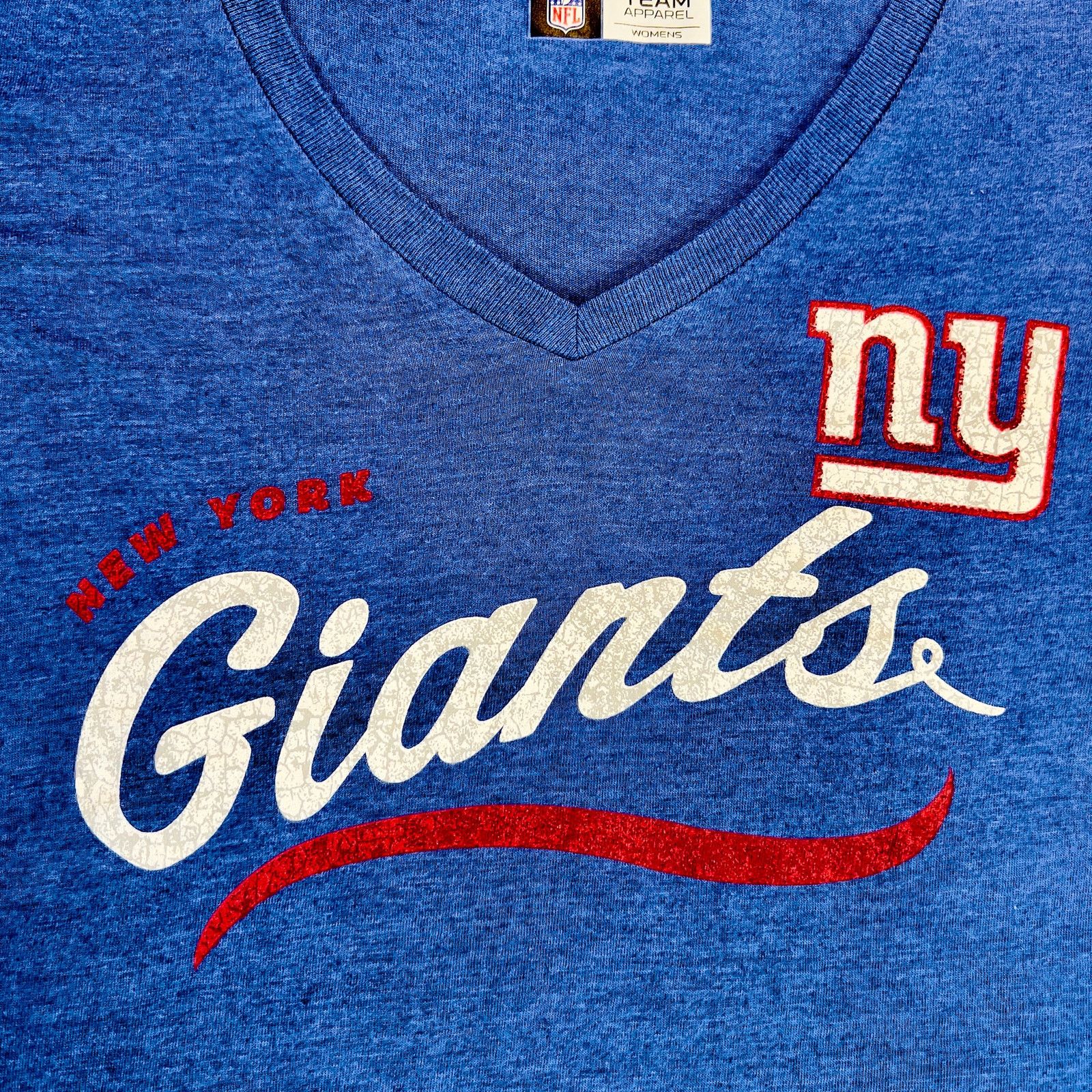 NFL NFL Team Apparel Womans L NY Giants Blue Short Sleeve TShirt Size L / US 10 / IT 46 - 1 Thumbnail