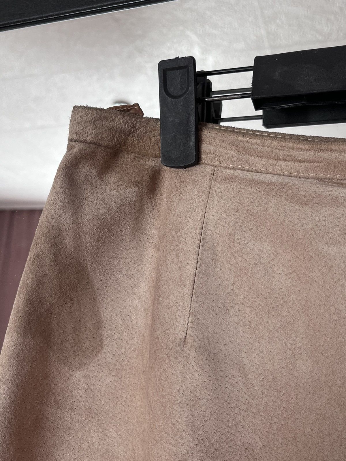 Giorgio Armani Vintage Armani Jeans Leather Pelle Maxi Skirt Size US 10 Size 32" / US 10 / IT 46 - 5 Thumbnail