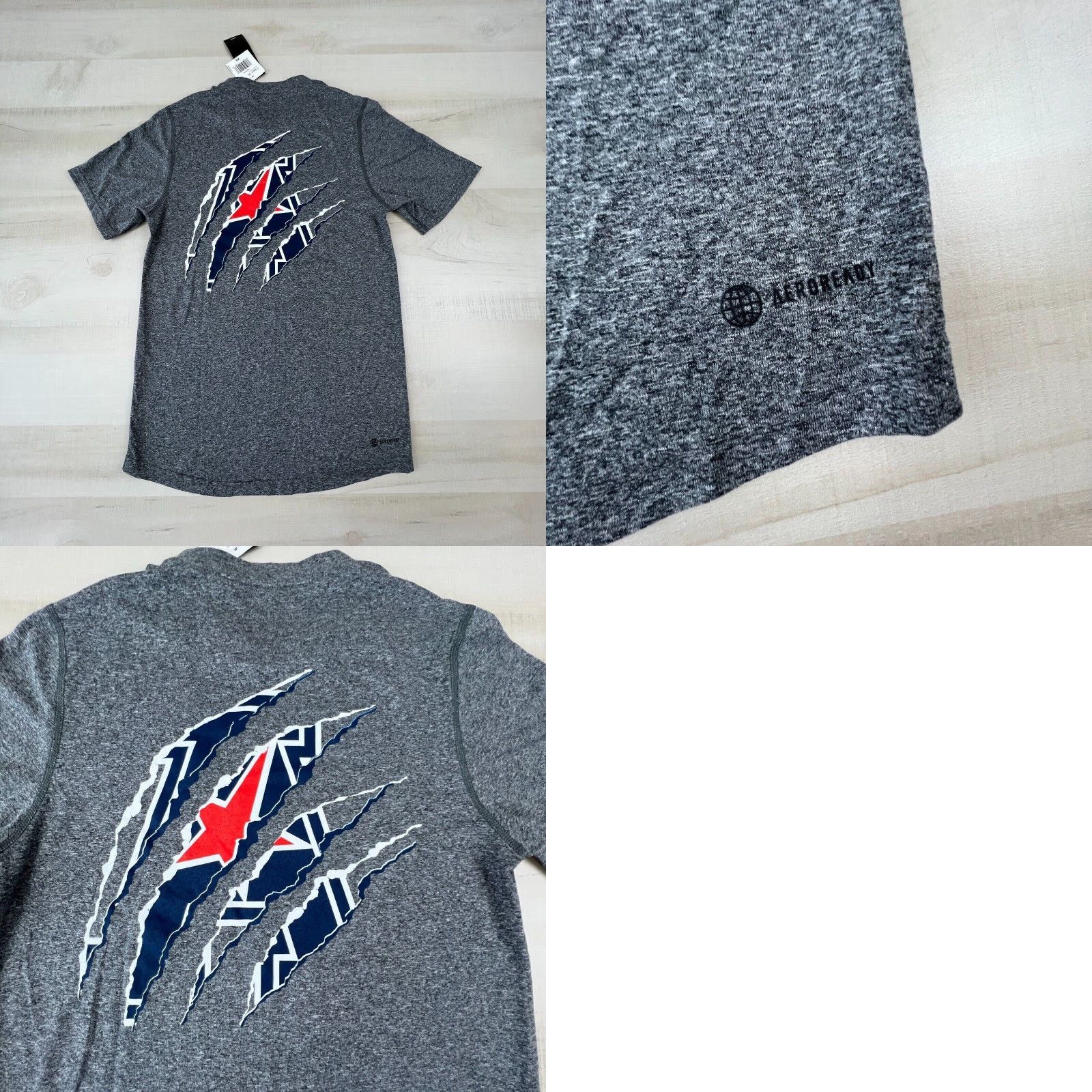 Adidas Adidas Mens Gray Creator Tee Shirt Florida International XS Short Sleeve Knit T-Shirt New Size US XS / EU 42 / 0 - 8 Thumbnail