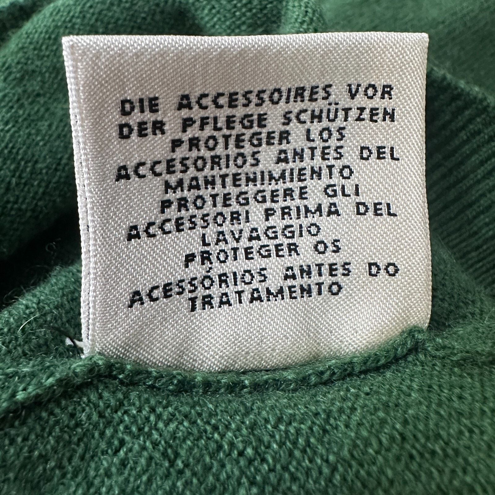 Hermes Hermes Paris Short Sleeve Cashmere Sweater Women’s 36 Green Size XS / US 0-2 / IT 36-38 - 9 Thumbnail