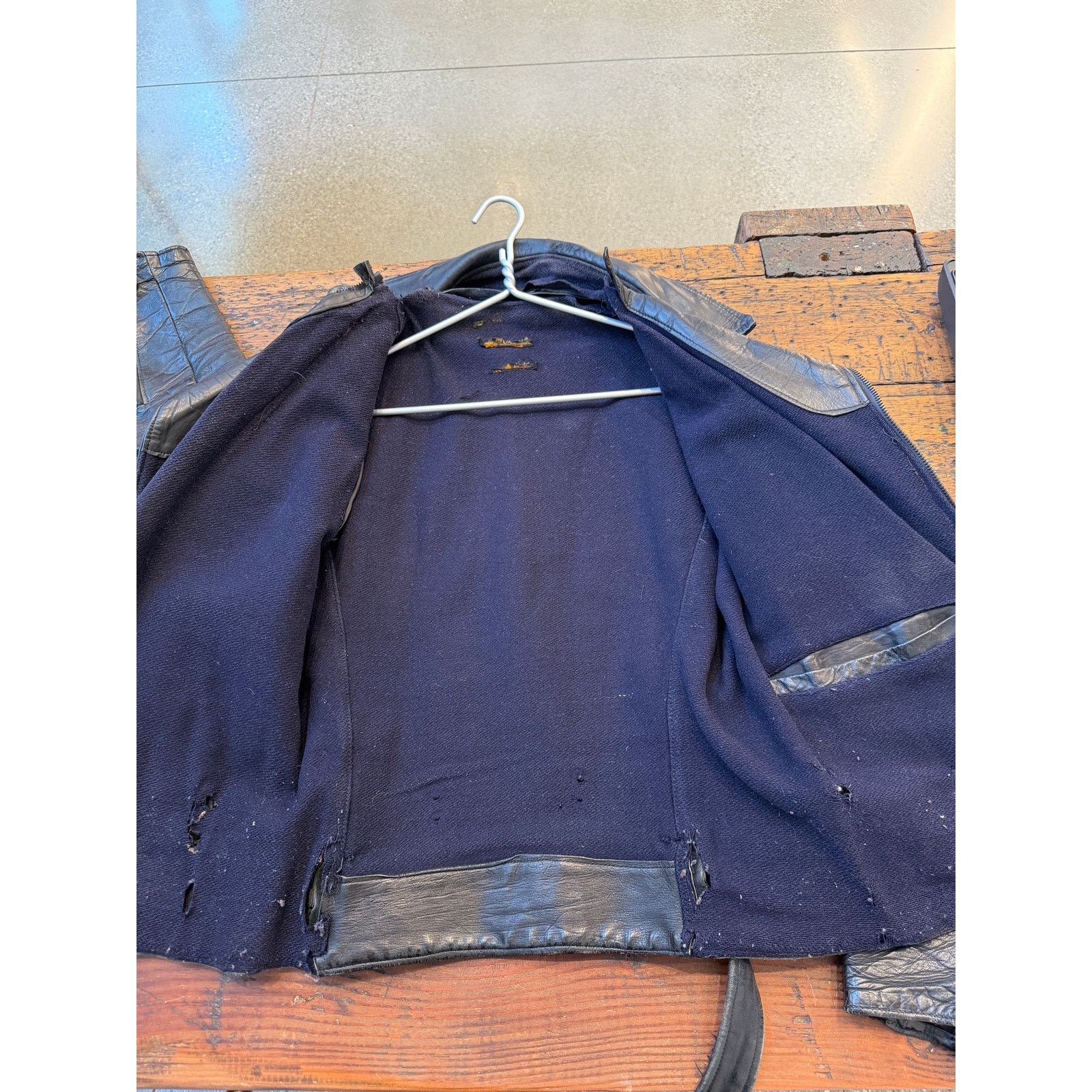 Vintage Vintage Wrecked 60's Leather Moto Biker Jacket Size US S / EU 44-46 / 1 - 10 Thumbnail