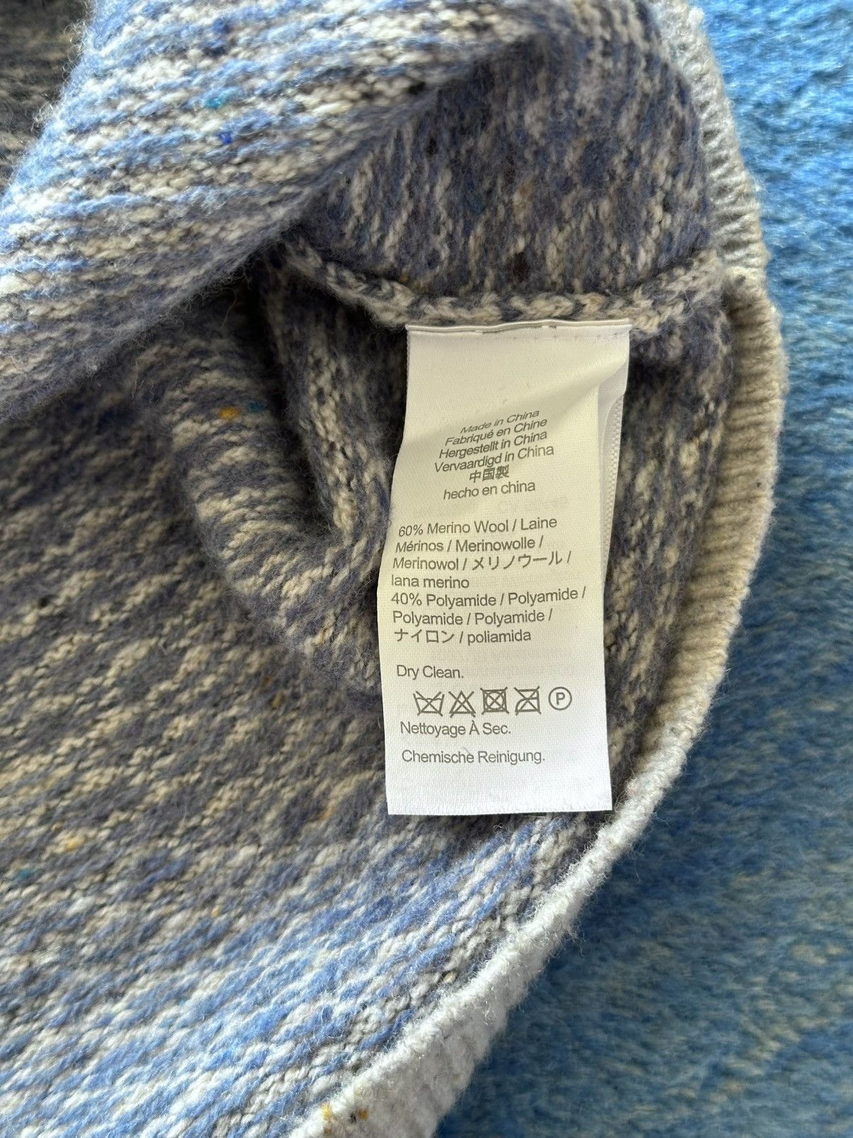 J.Crew Merino Wool Patterned Sweater Size US L / EU 52-54 / 3 - 4 Thumbnail