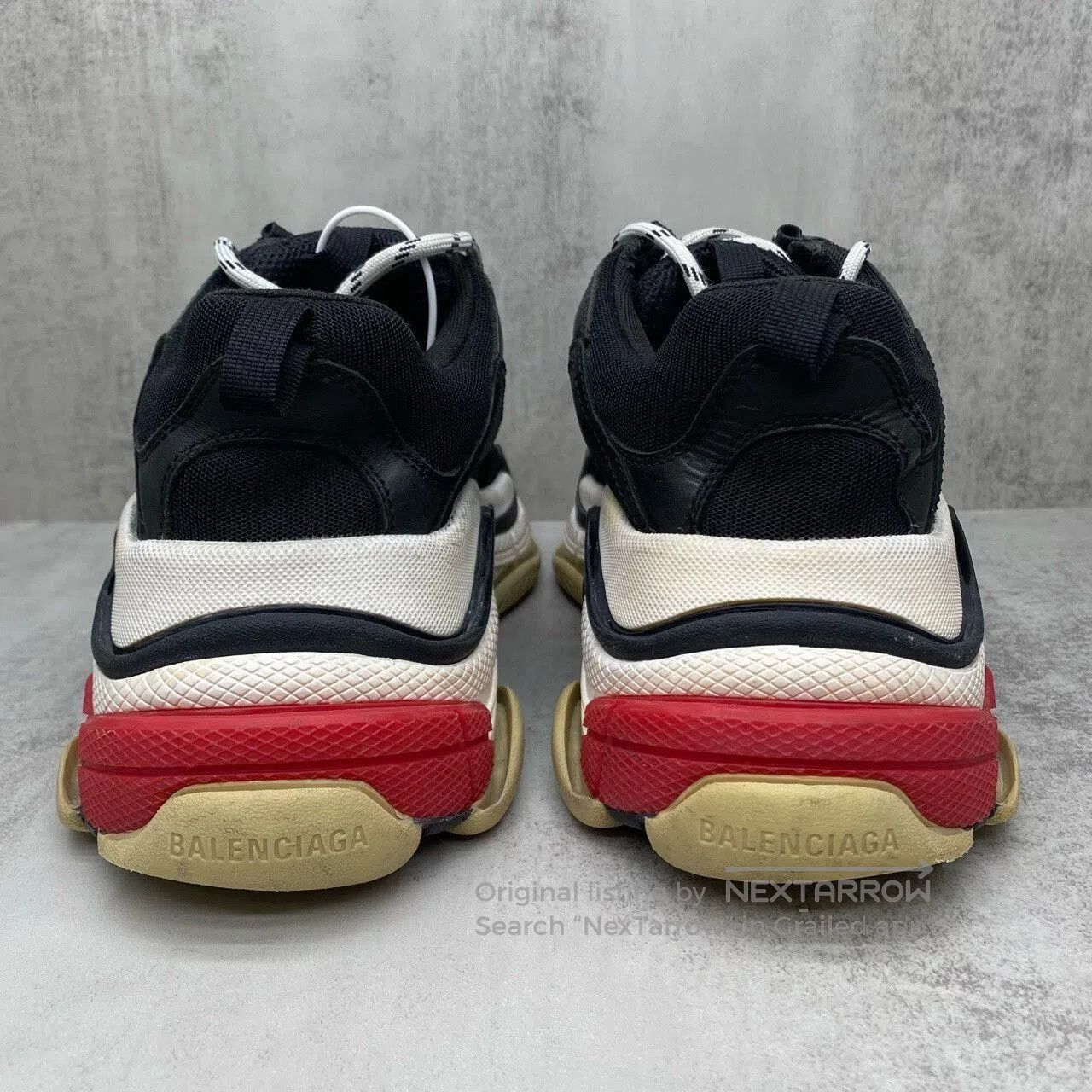 Balenciaga Balenciaga Triple Sneakers Black Red Size 40. Size US 7 / EU 40 - 5 Thumbnail