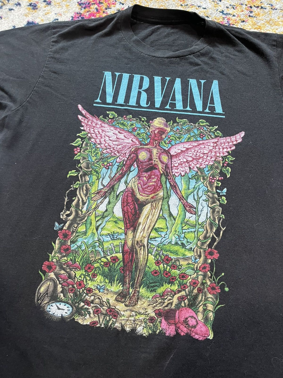 Vintage Nirvana Shirt Medium Size US M / EU 48-50 / 2 - 1 Thumbnail