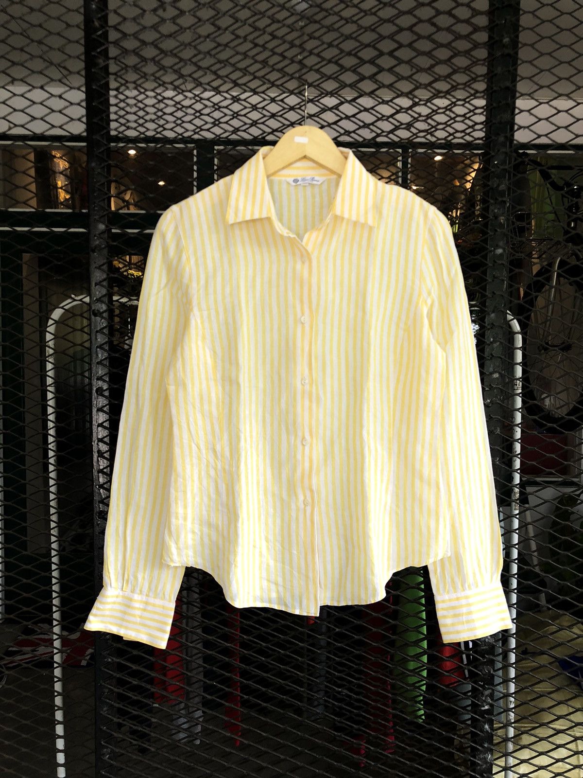 LORO PIANA BUTTON UP SHIRT STRIPED