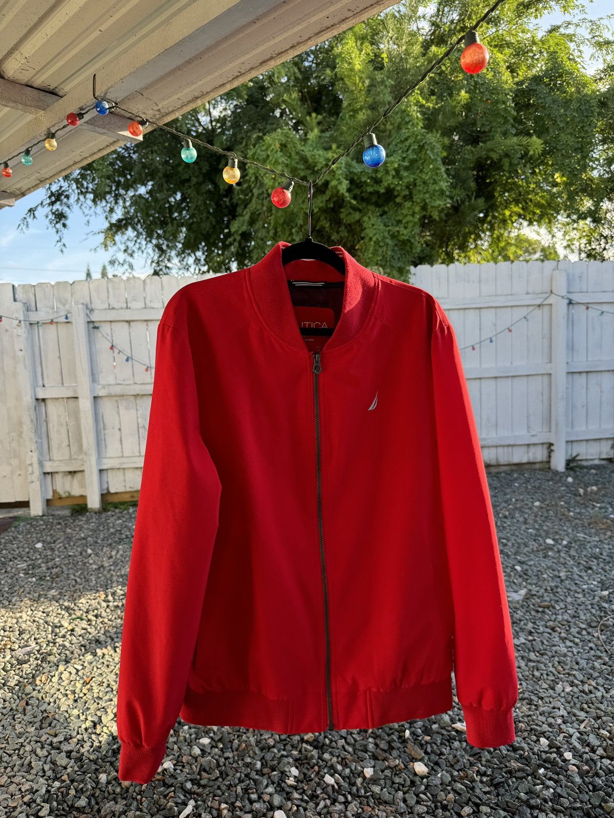 Nautica Nautica Bomber Jacket Men’s Size L Active Stretch Size US L / EU 52-54 / 3 - 5 Thumbnail