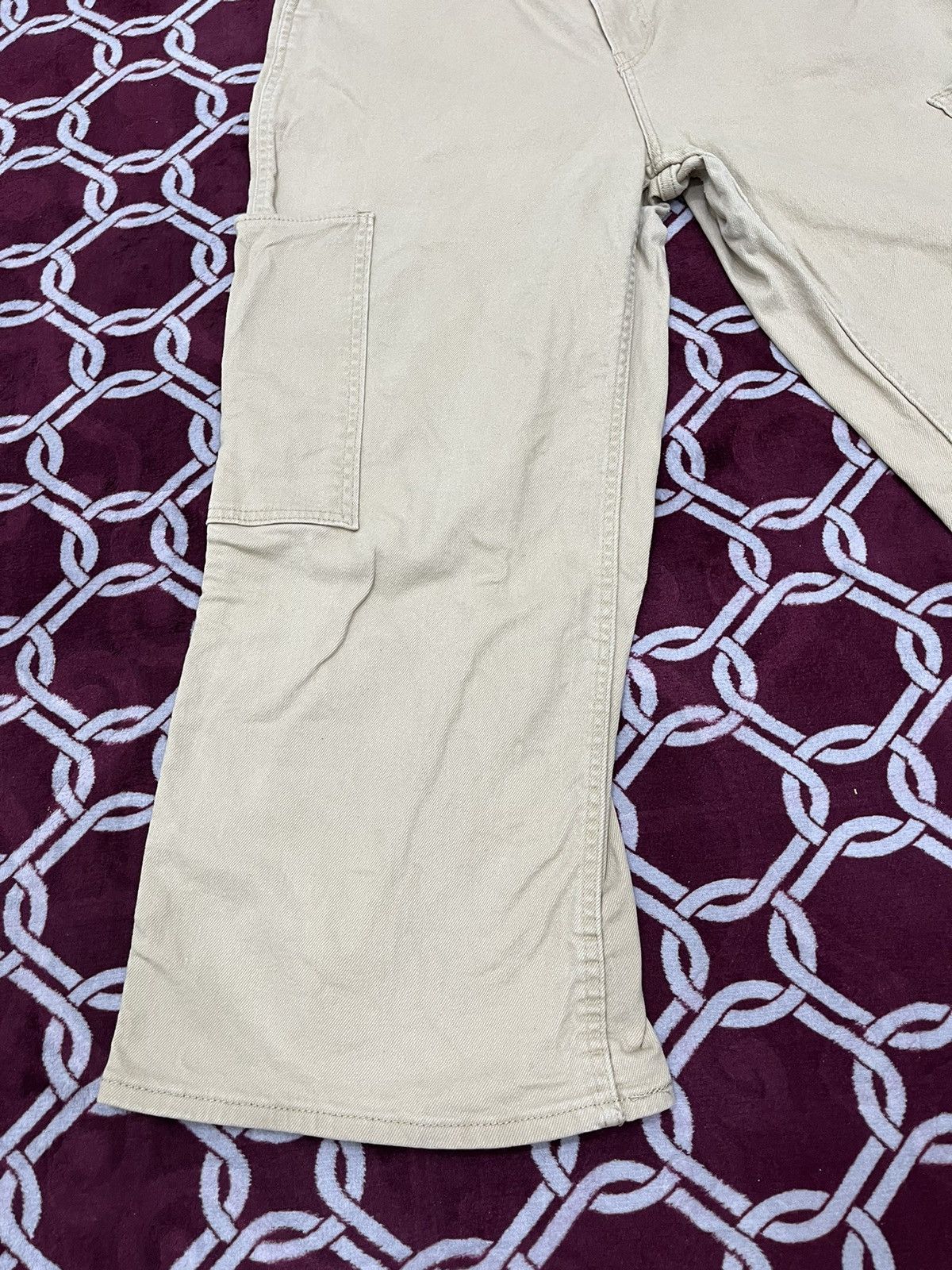 Levi's Levis High Waisted Wide Leg Crop Denim Size 33" - 3 Thumbnail