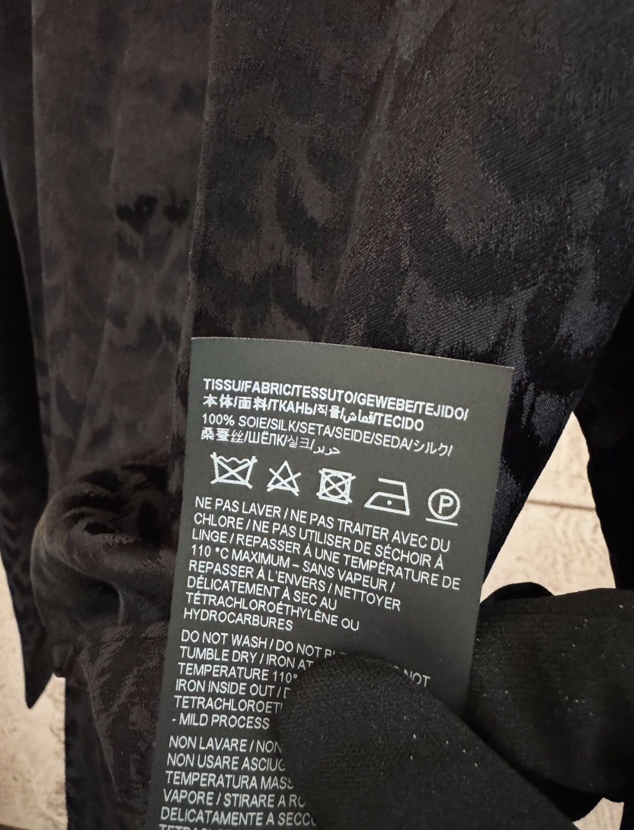 Saint Laurent Paris × Yves Saint Laurent Saint Laurent SLP Saint Laurent 22SS silk jacquard shirt Size US M / EU 48-50 / 2 - 9 Thumbnail