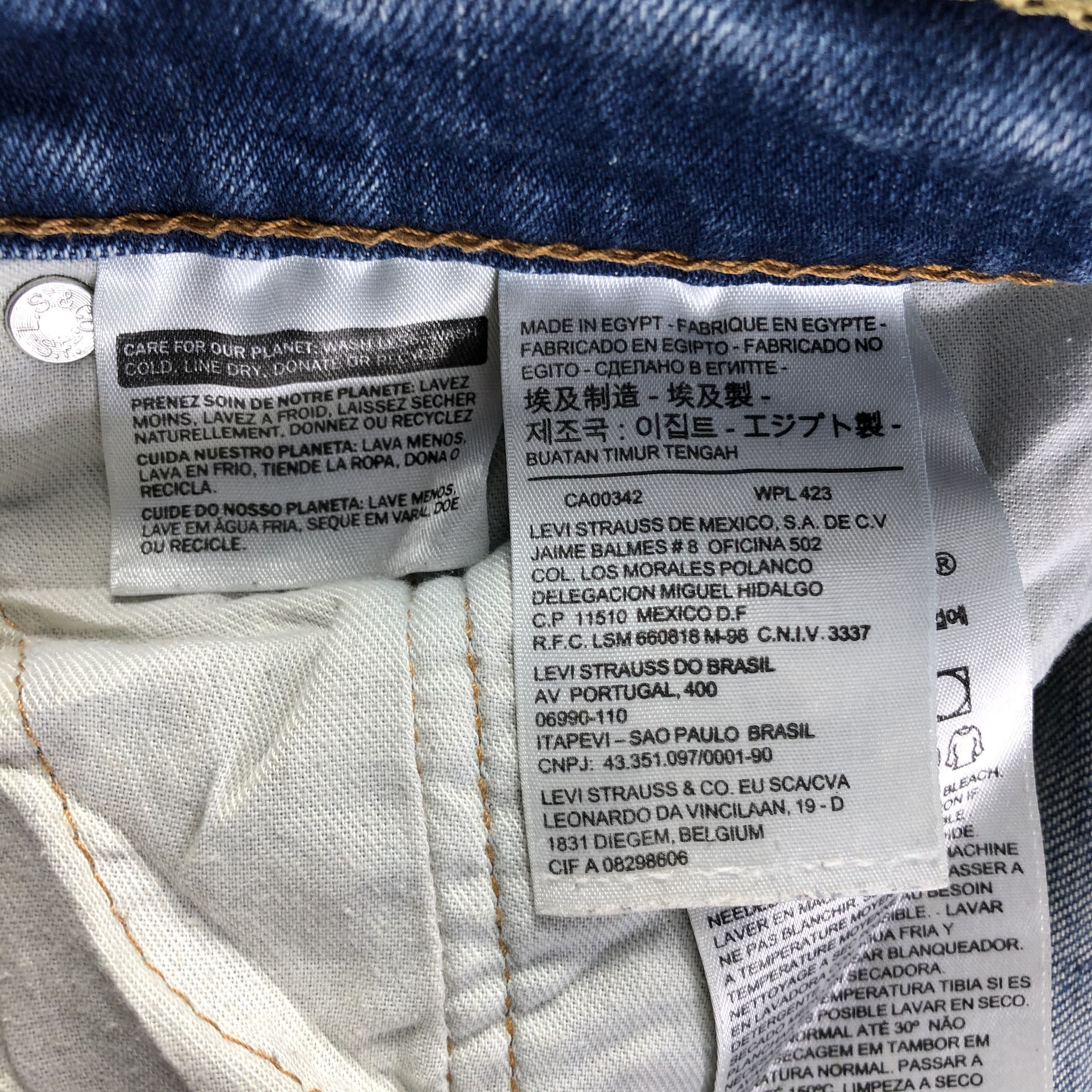 Levi's Vintage Faded Blue Levis 511 Jeans-J3295 Size US 30 / EU 46 - 10 Thumbnail