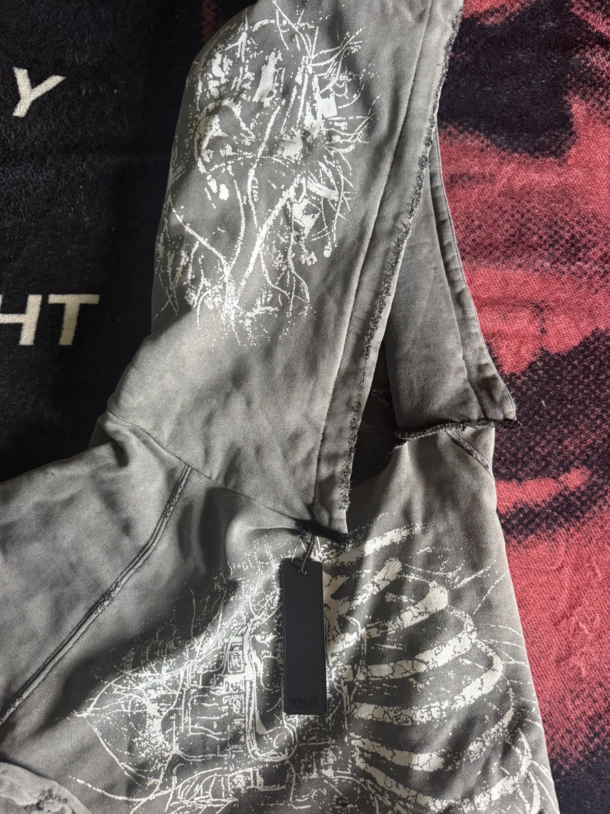 Somar Thrashed Tetsuo Hoodie in Gray, Men's (Size L) — image 5 of 5