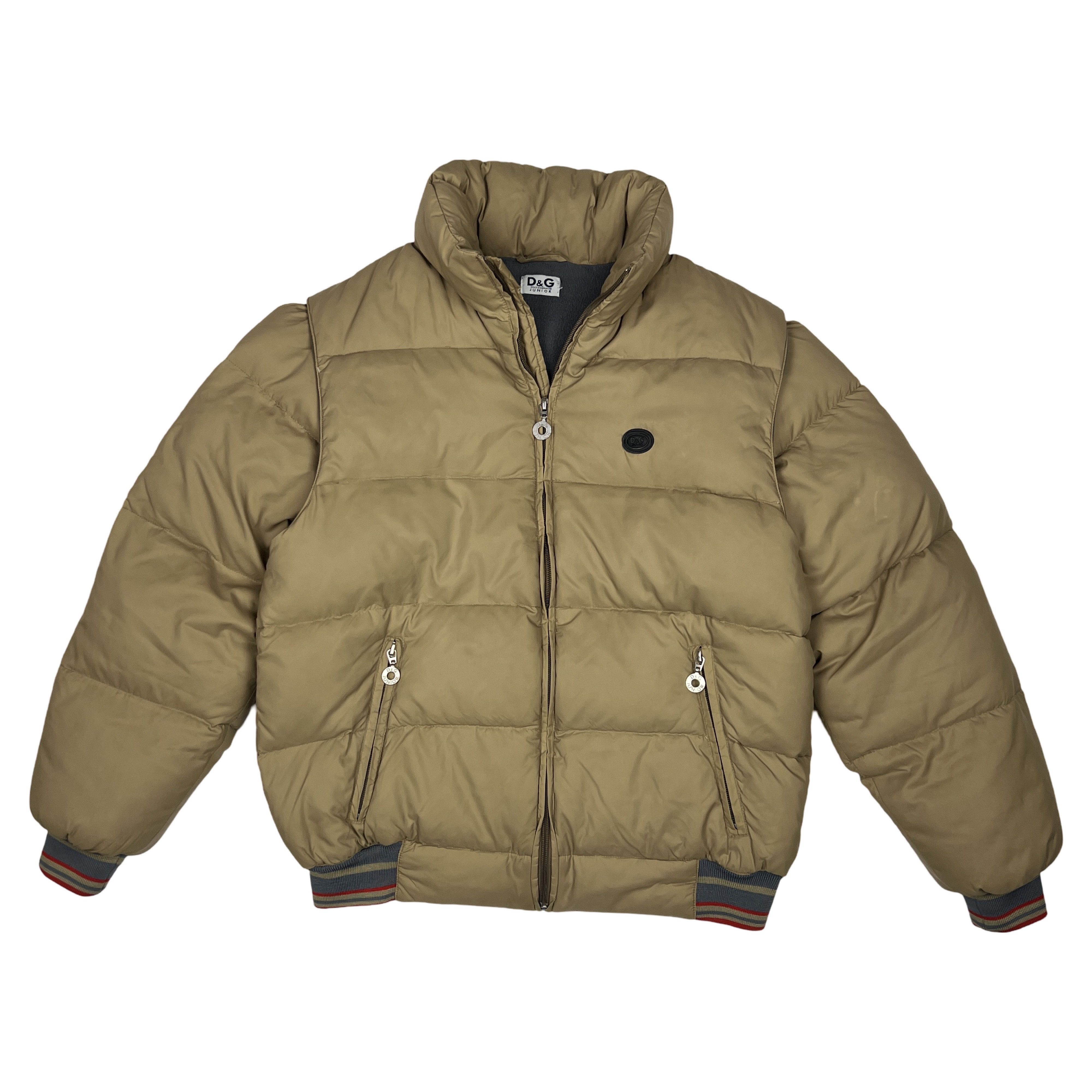 Dolce & Gabbana Vintage Dolce Gabbana Junior Beige Puffer Size US S / EU 44-46 / 1 - 1 Thumbnail