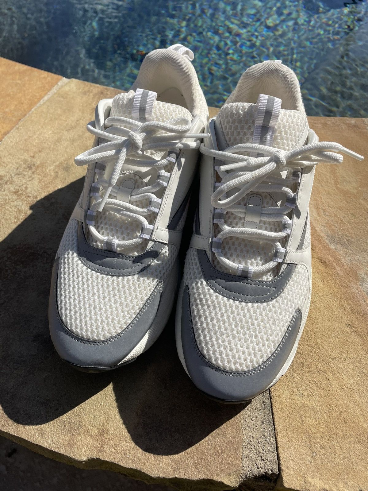 Dior B22 White Silver