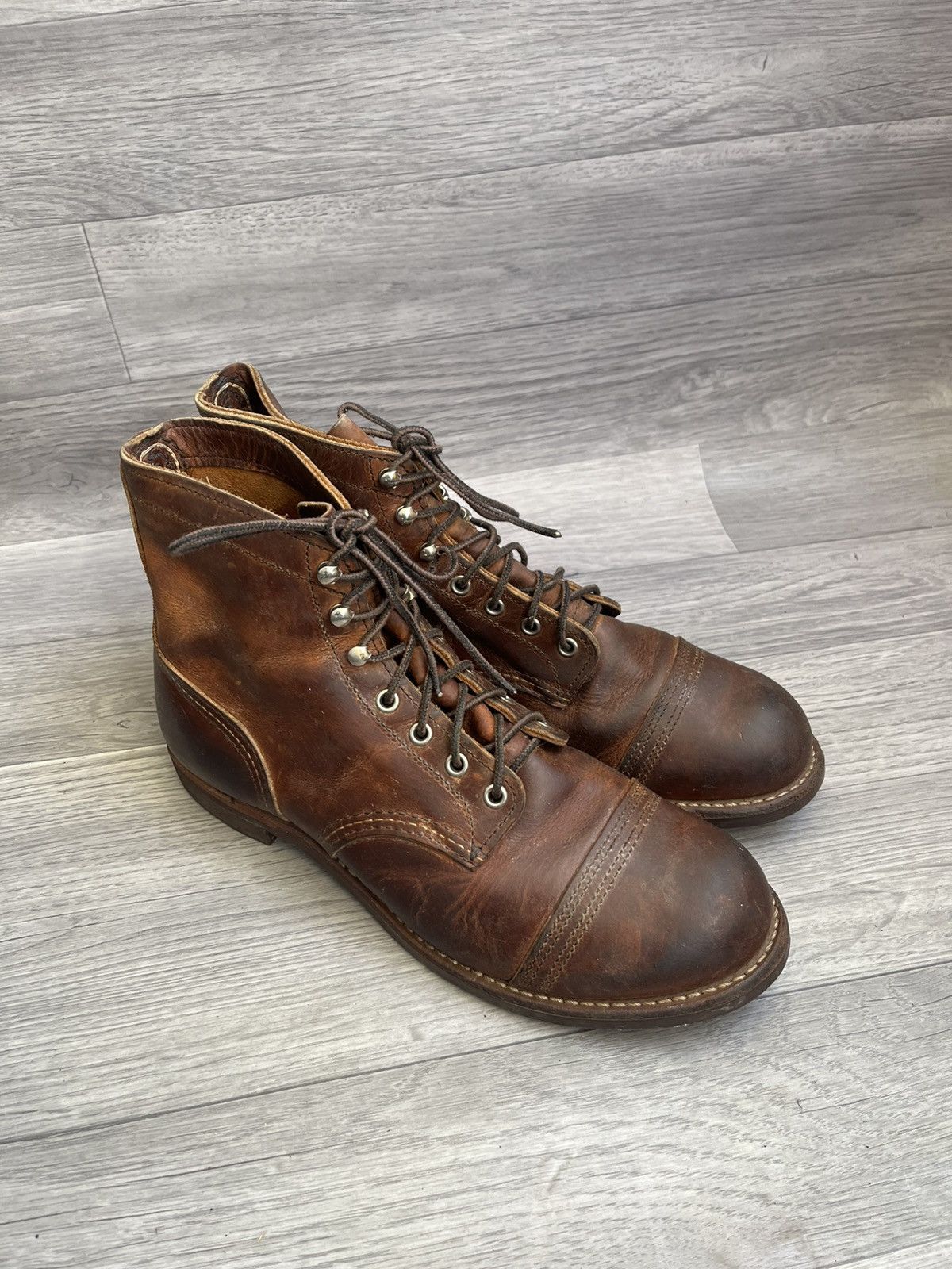 Red Wing Red wing iron ranger combat brown boots style 8085 Size US 10 / EU 43 - 7 Thumbnail